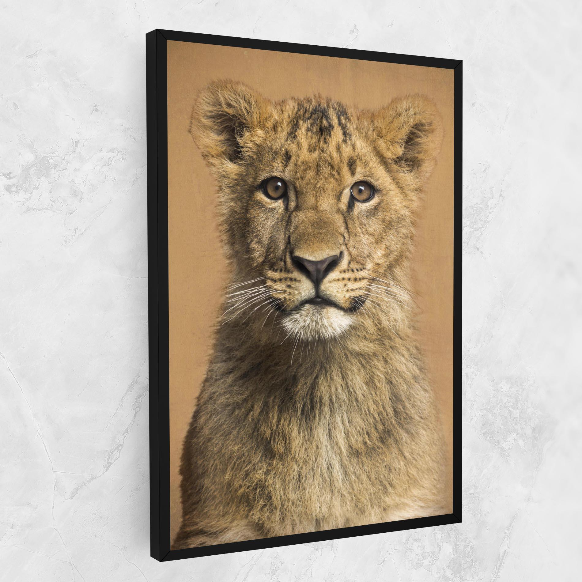 Leinwandbild Baby Lion mockup 1