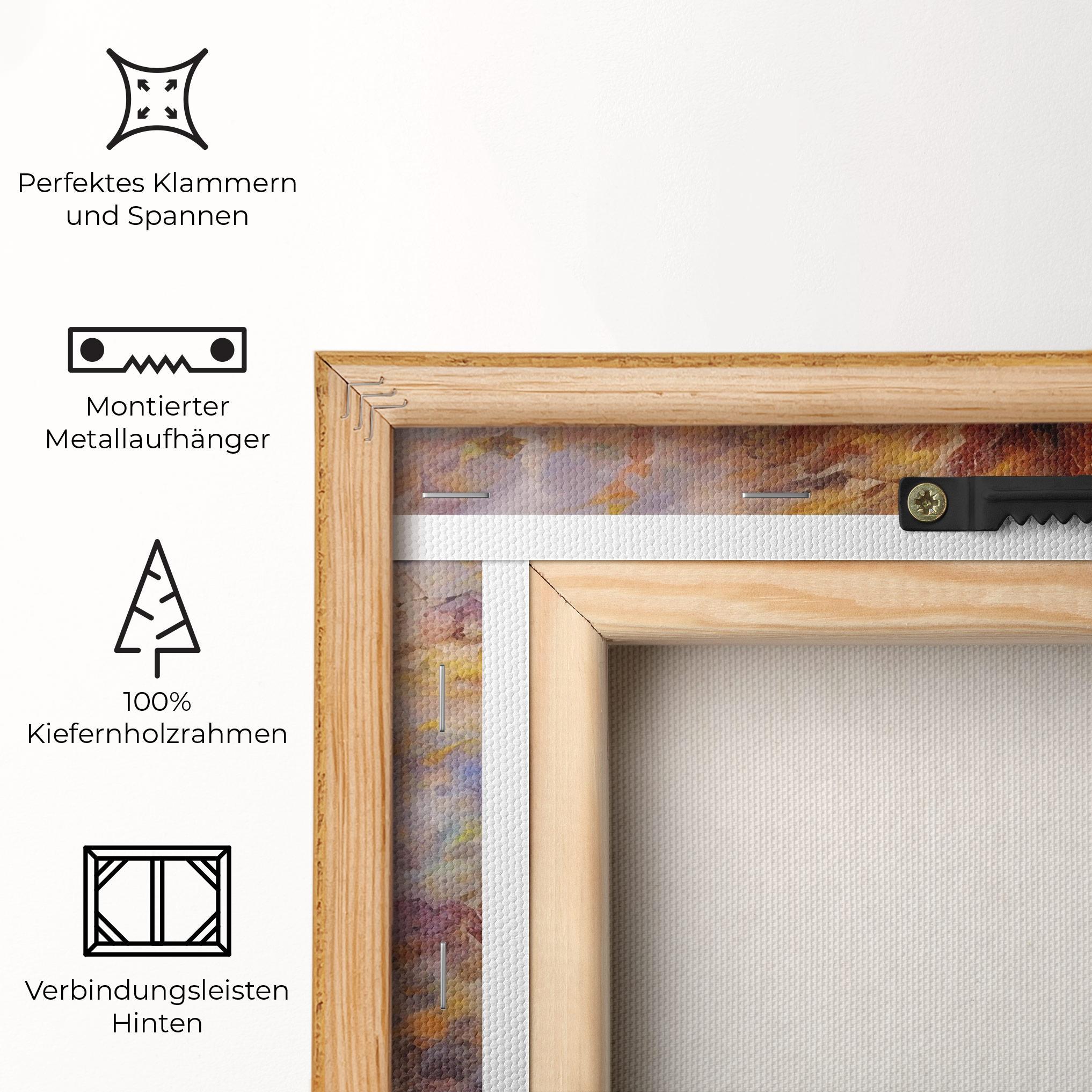 Leinwandbild Abstract Lion Head mockup 5