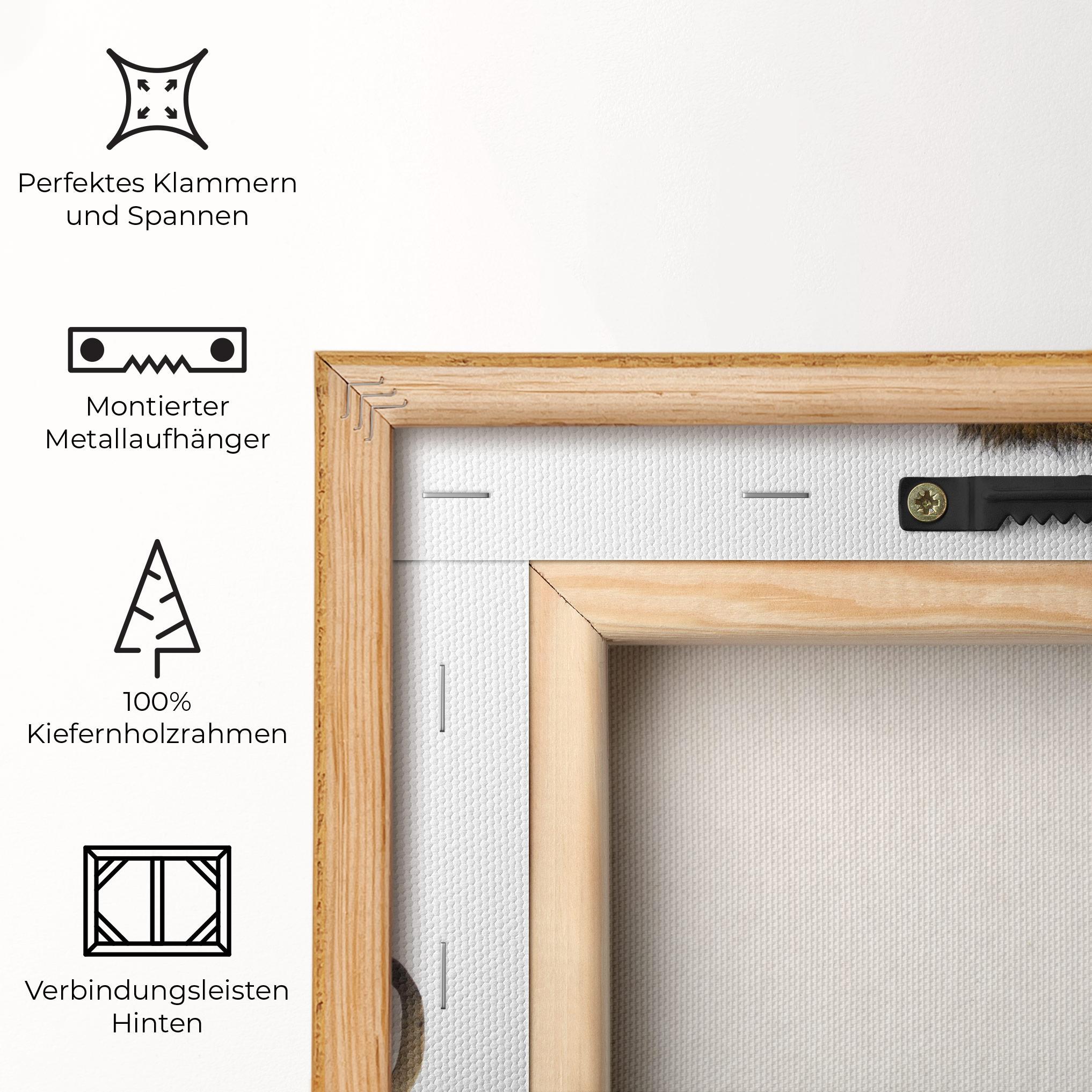 Leinwandbild Big Lion mockup 5