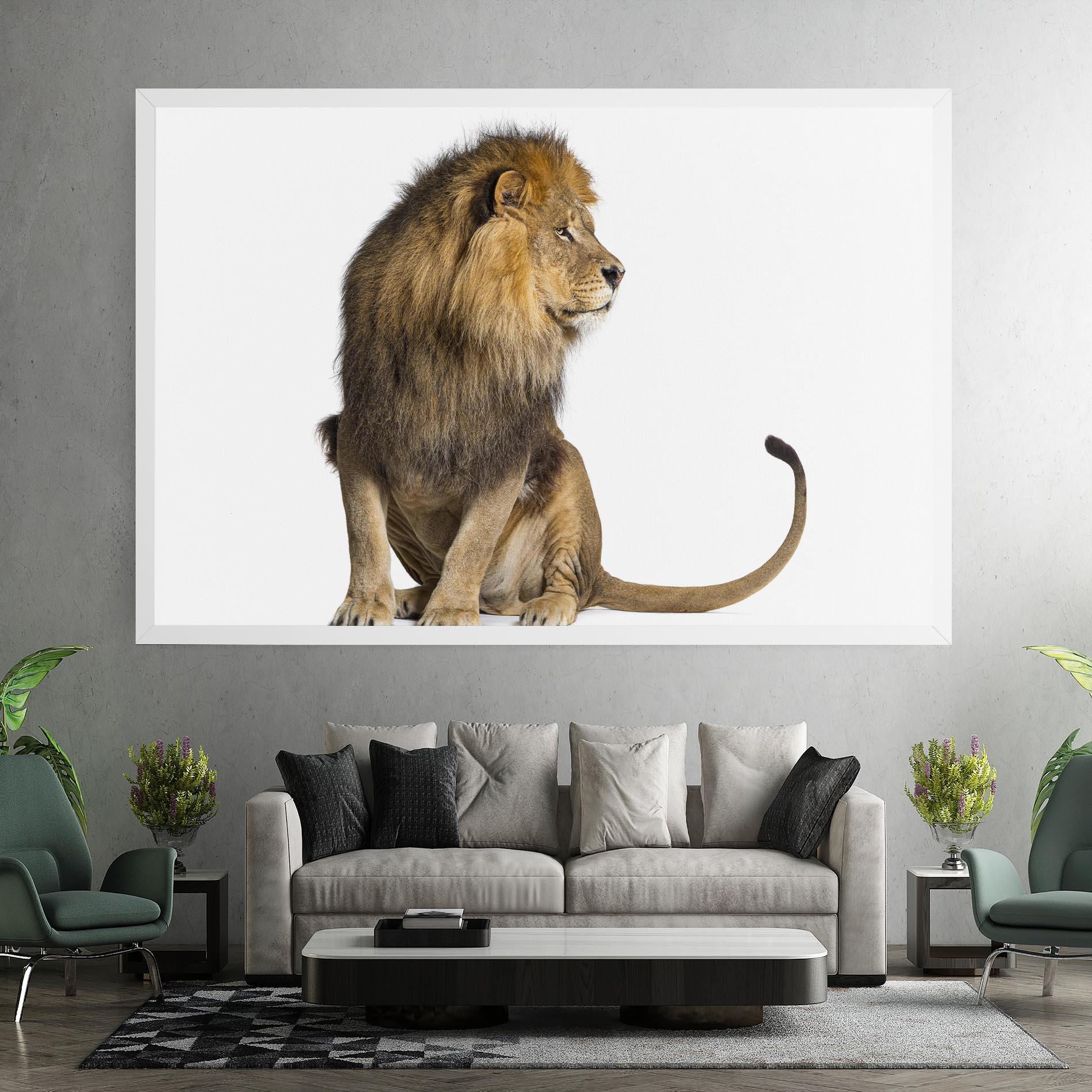 Leinwandbild Big Lion mockup 7