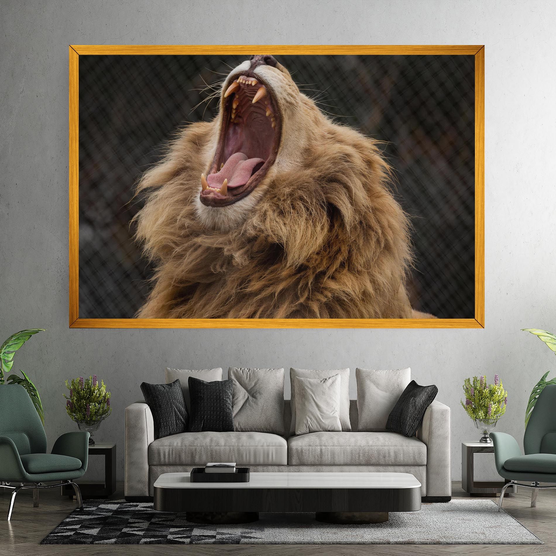 Angry Lion mockup 7