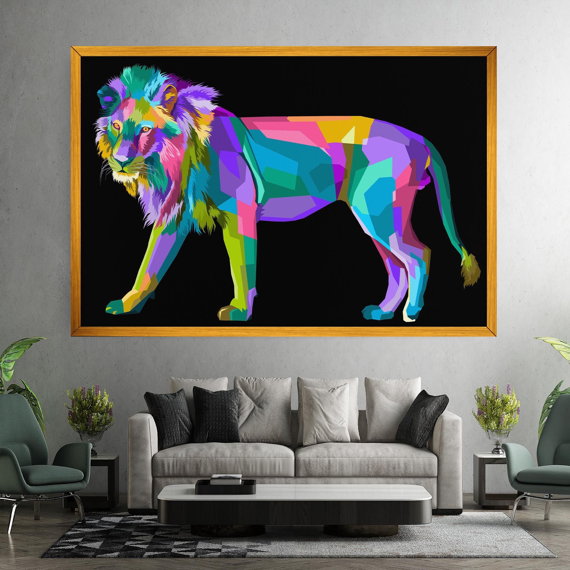 Lion Walking mockup 7