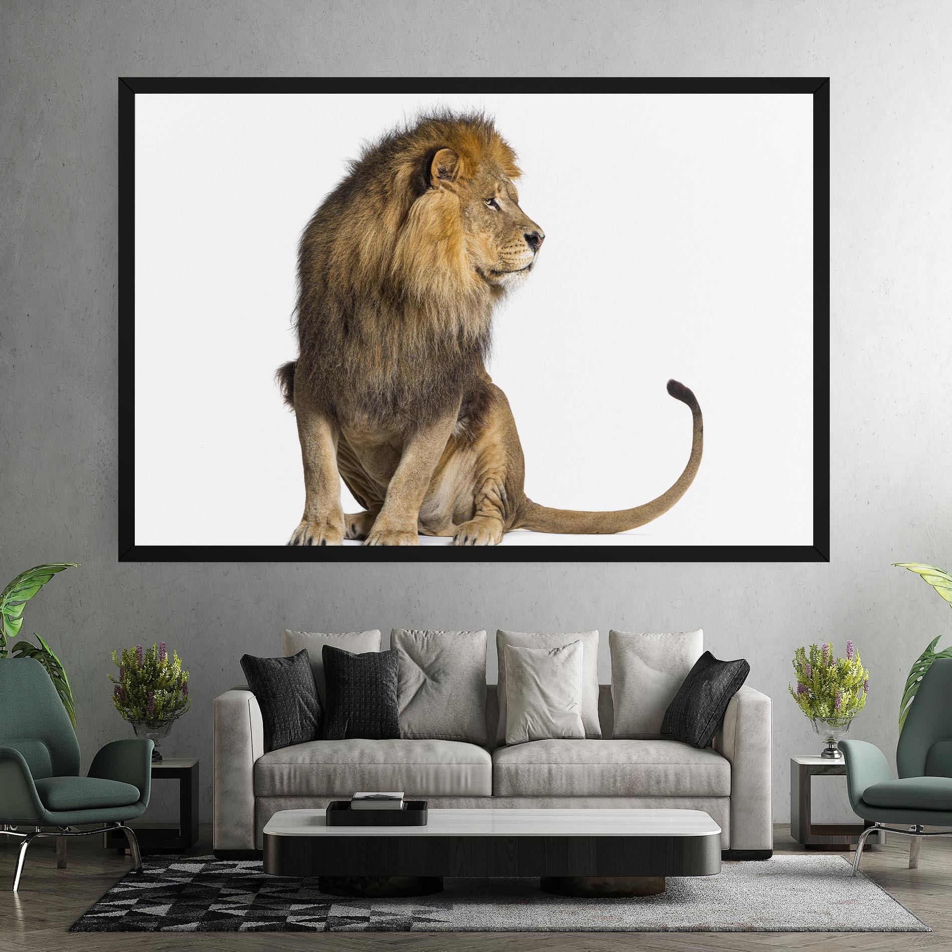 Leinwandbild Big Lion mockup 7