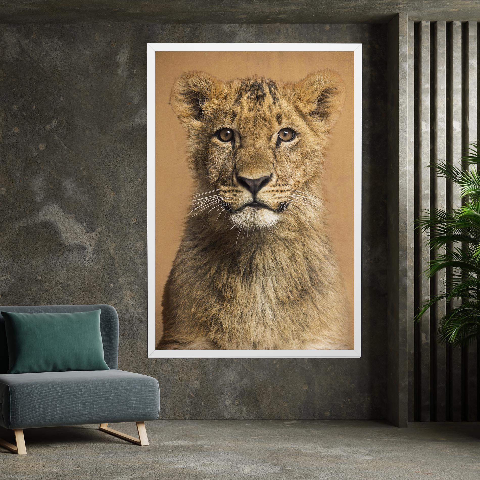 Leinwandbild Baby Lion mockup 7