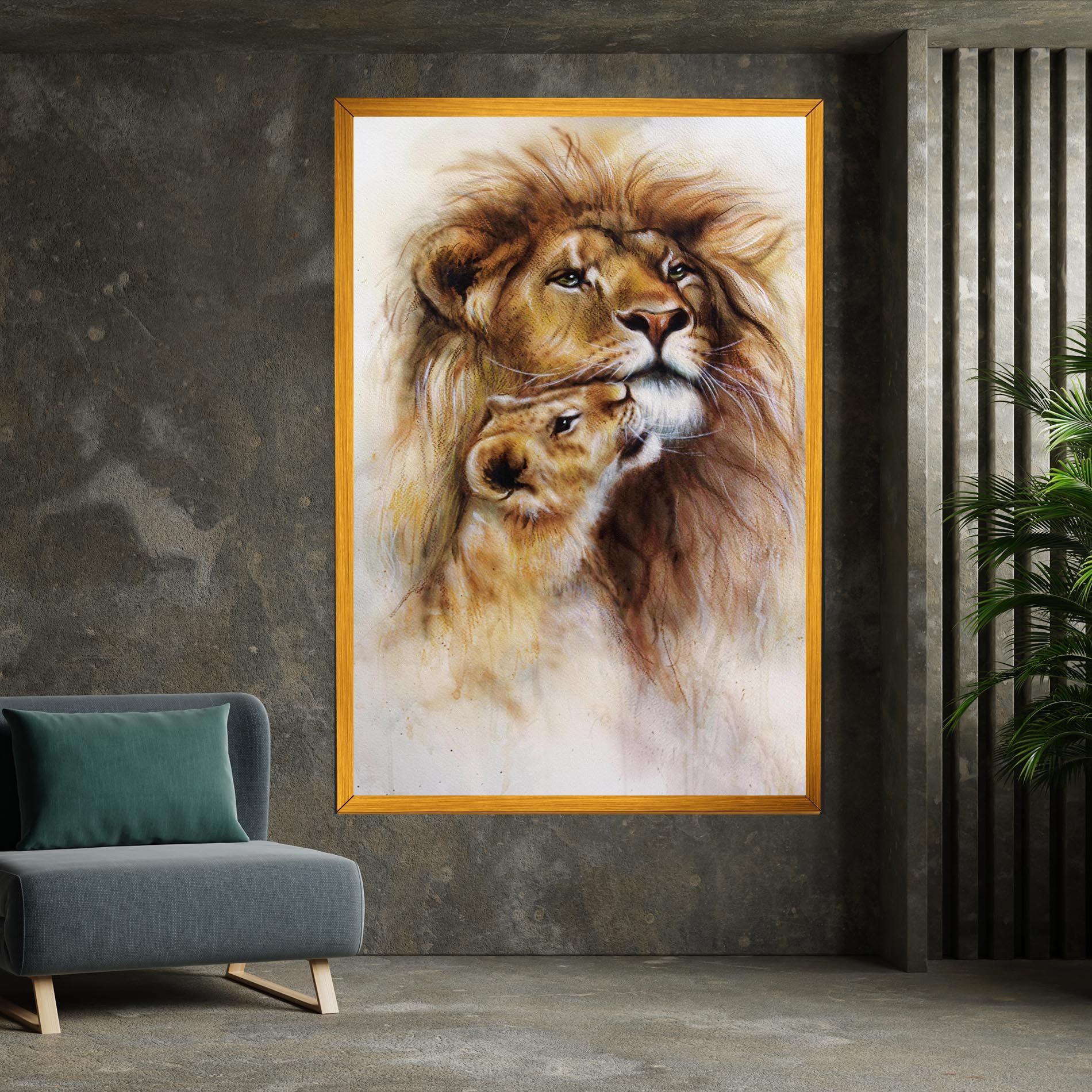 Lion Love mockup 7