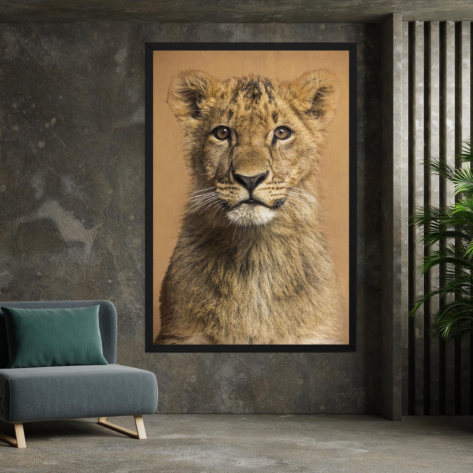 Leinwandbild Baby Lion mockup 7