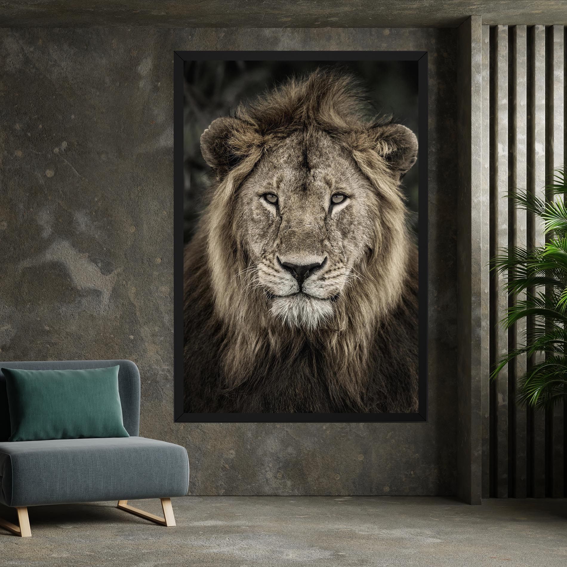 Lion Close Up mockup 7