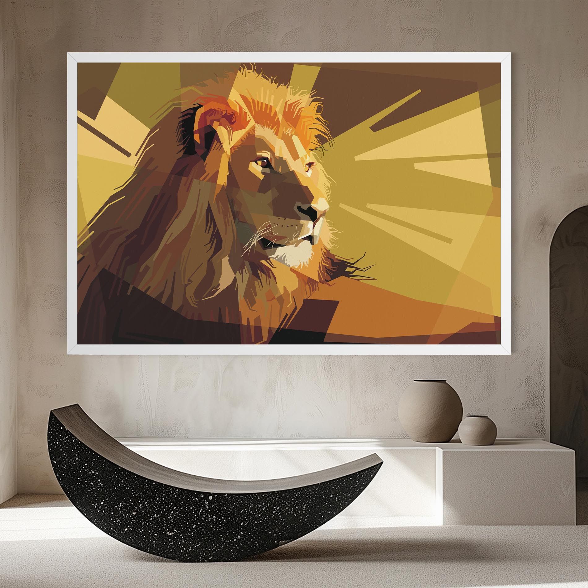 Lion Art mockup 8