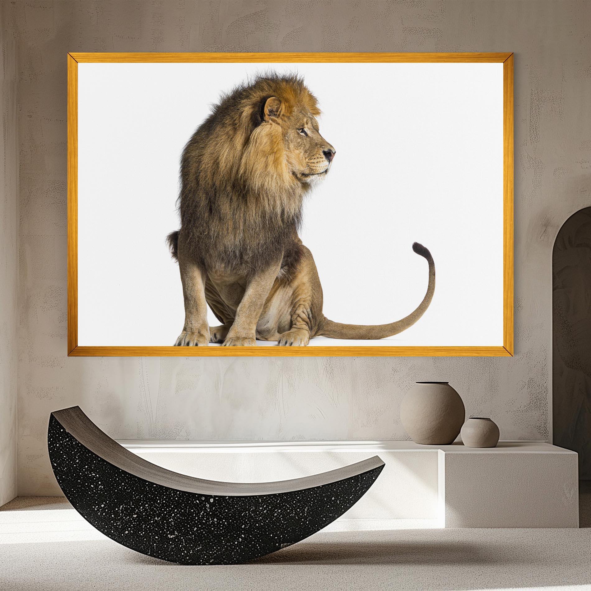 Leinwandbild Big Lion mockup 8