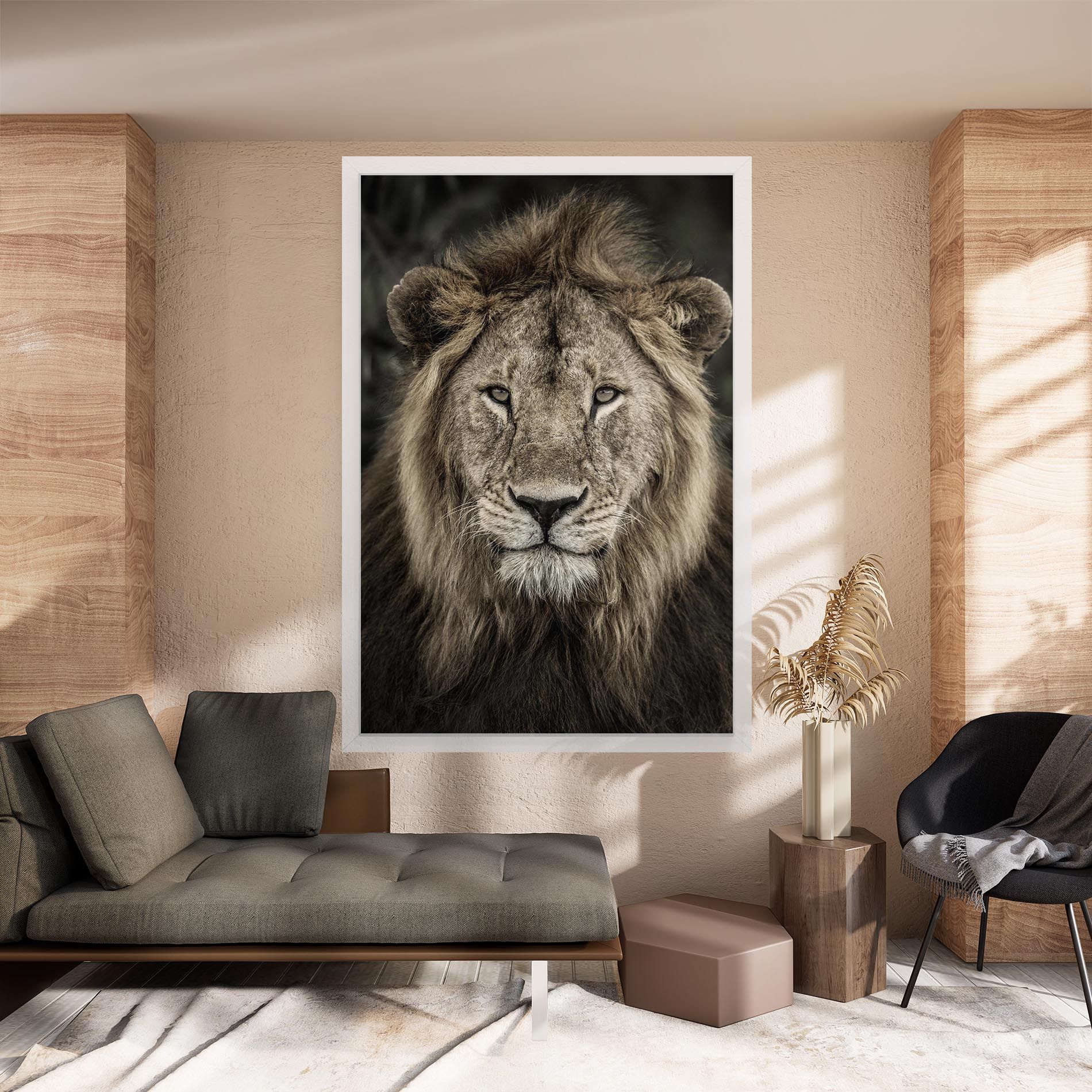 Lion Close Up mockup 8