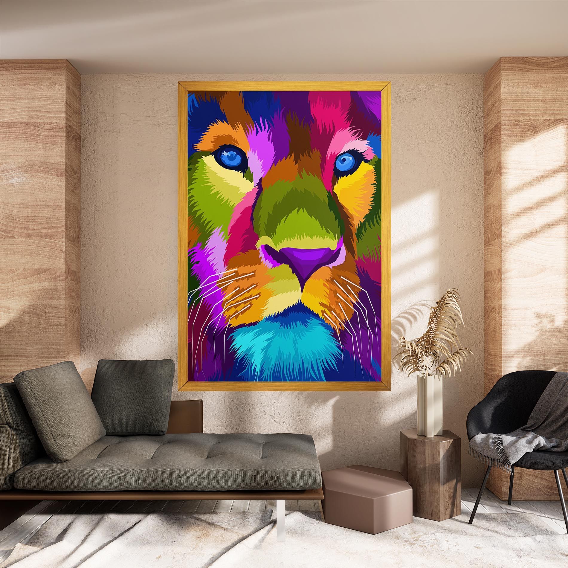 Color Lion Close Up mockup 8
