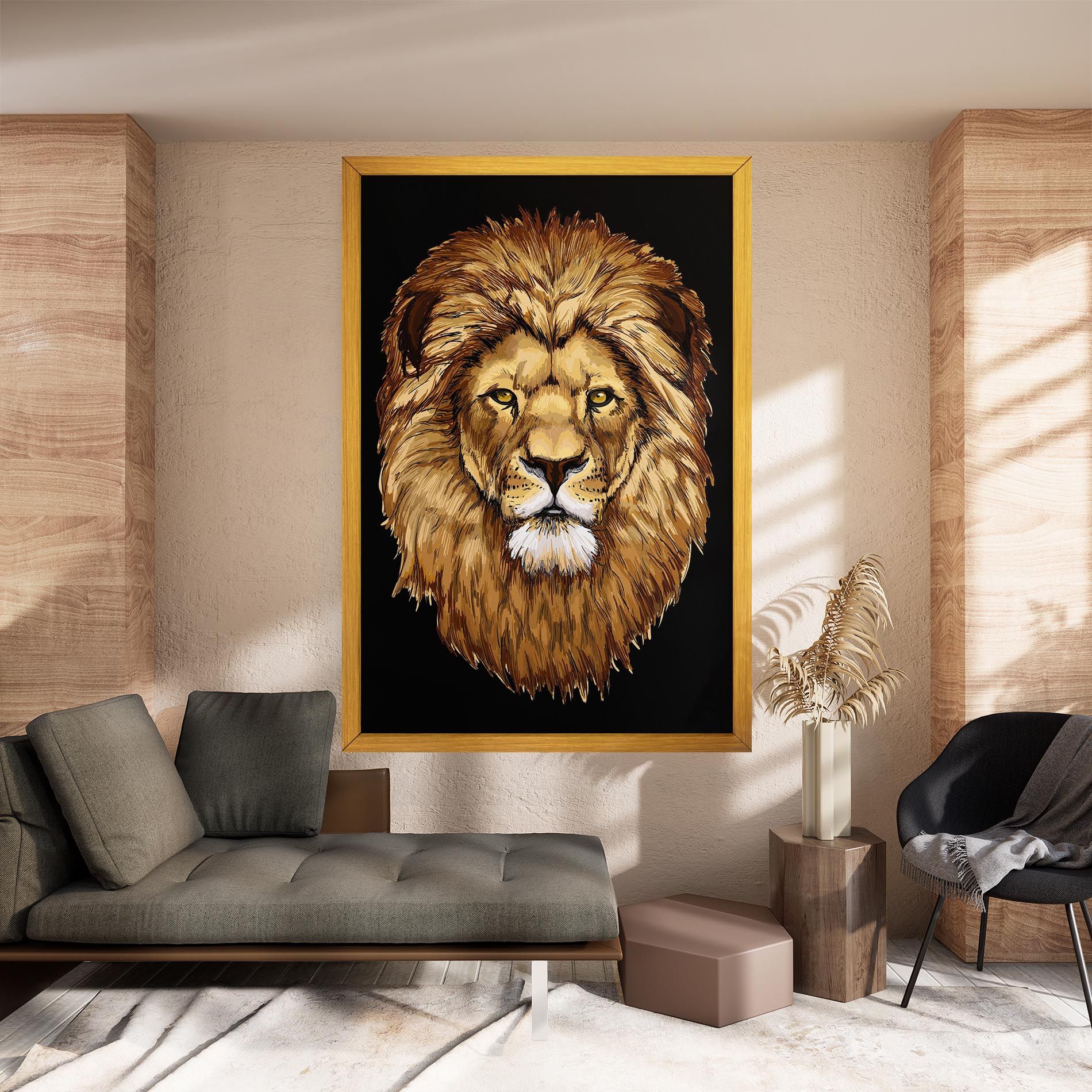 Lion Head mockup 8