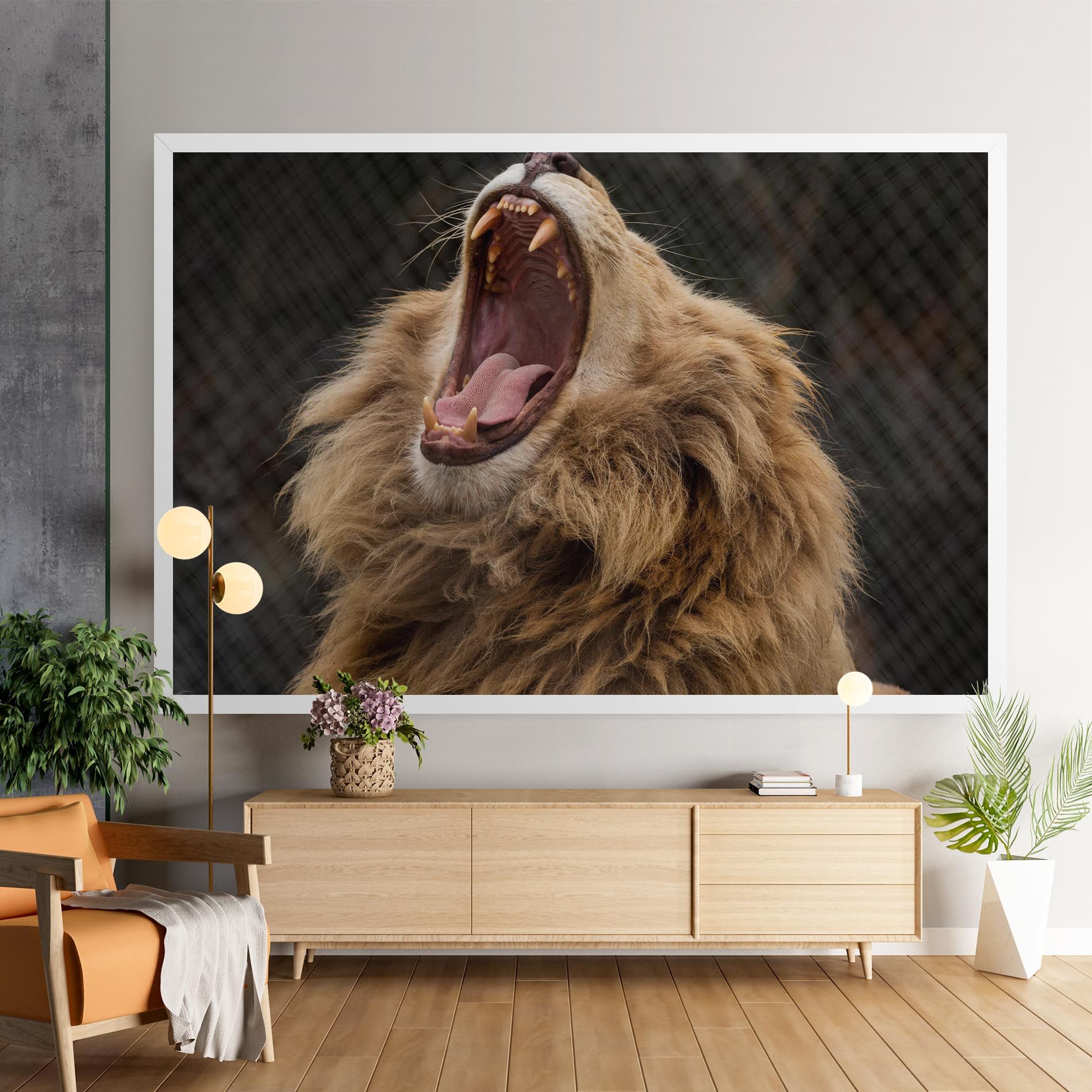Angry Lion mockup 9