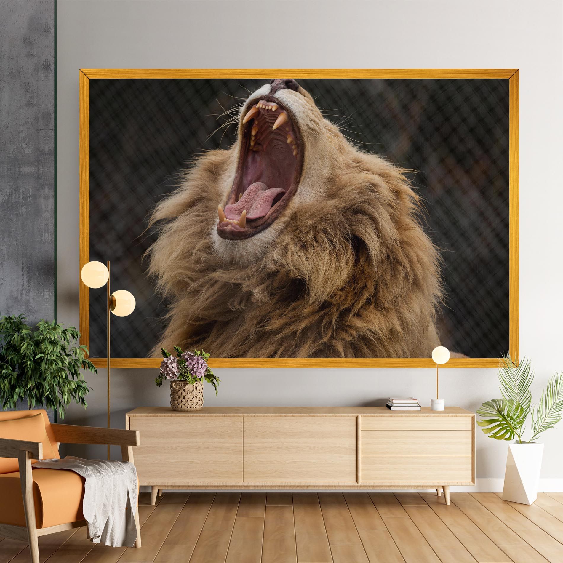 Angry Lion mockup 9