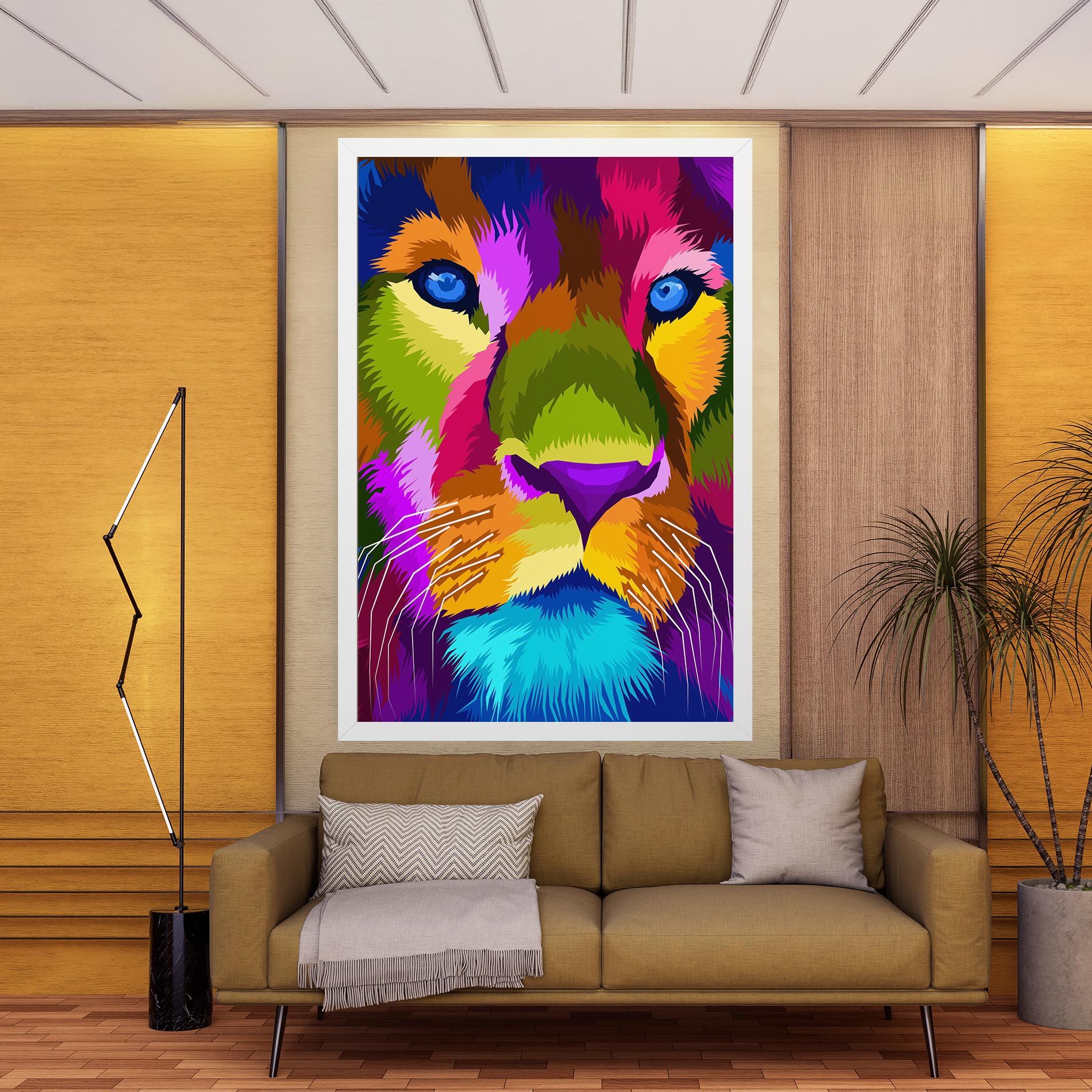 Color Lion Close Up mockup 9