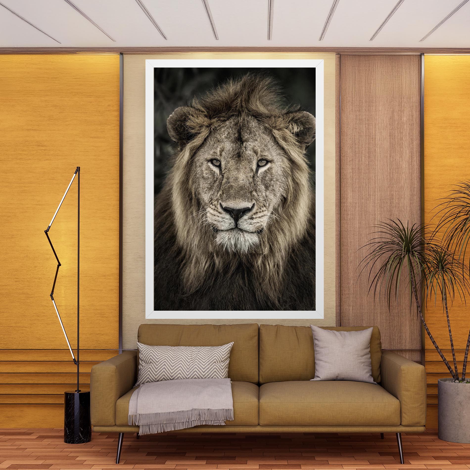 Lion Close Up mockup 9