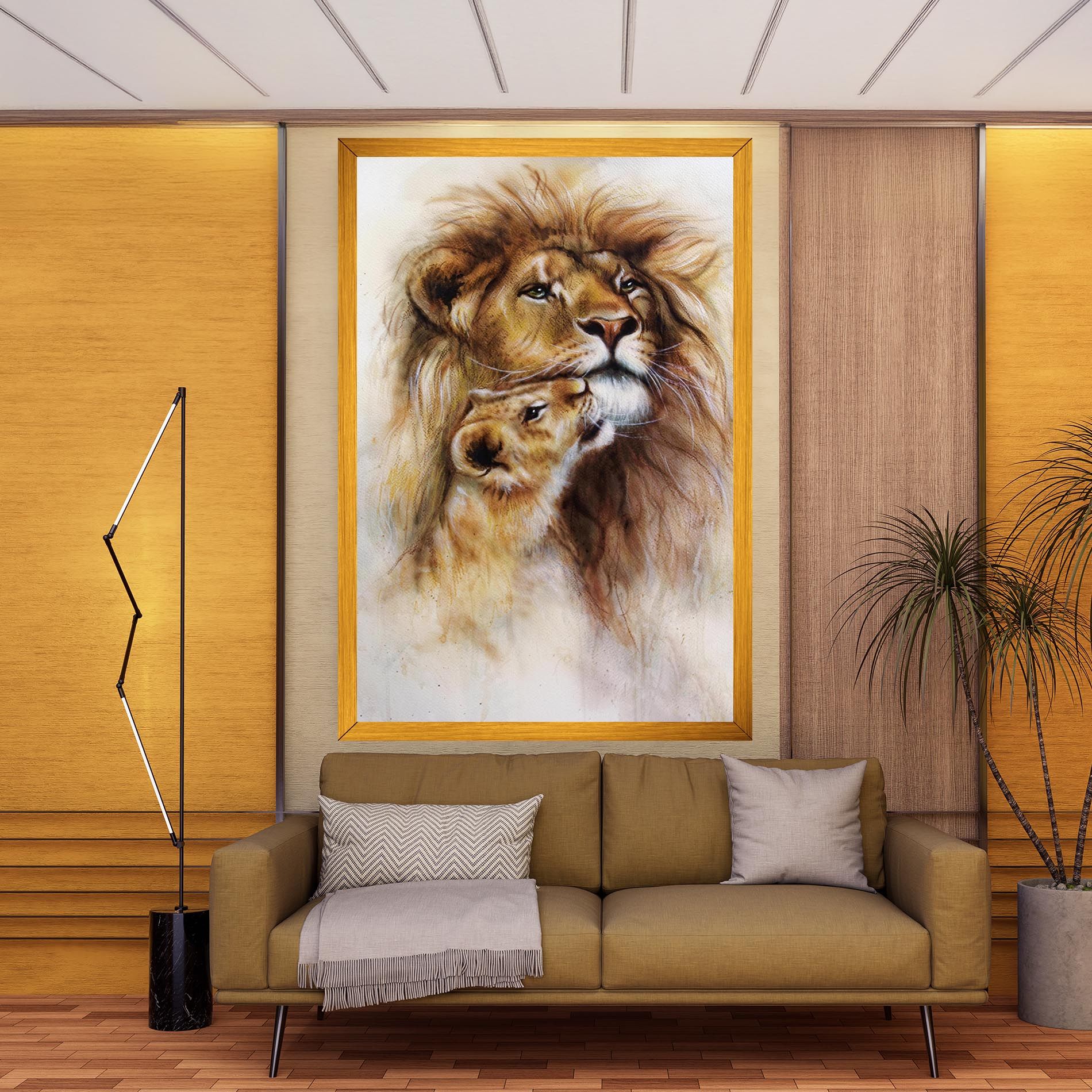 Lion Love mockup 9