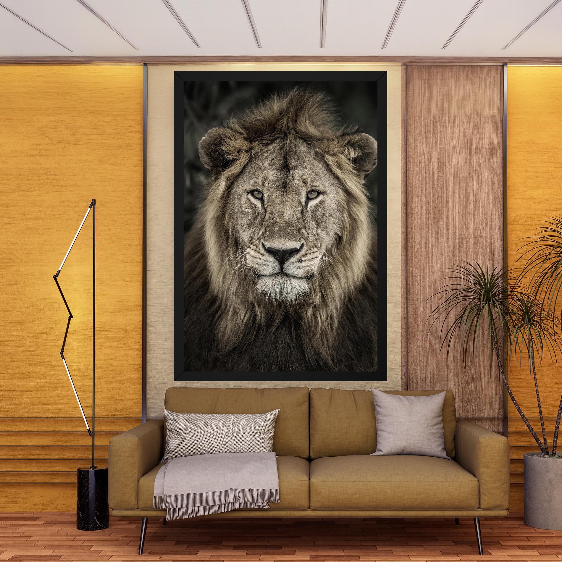 Lion Close Up mockup 9