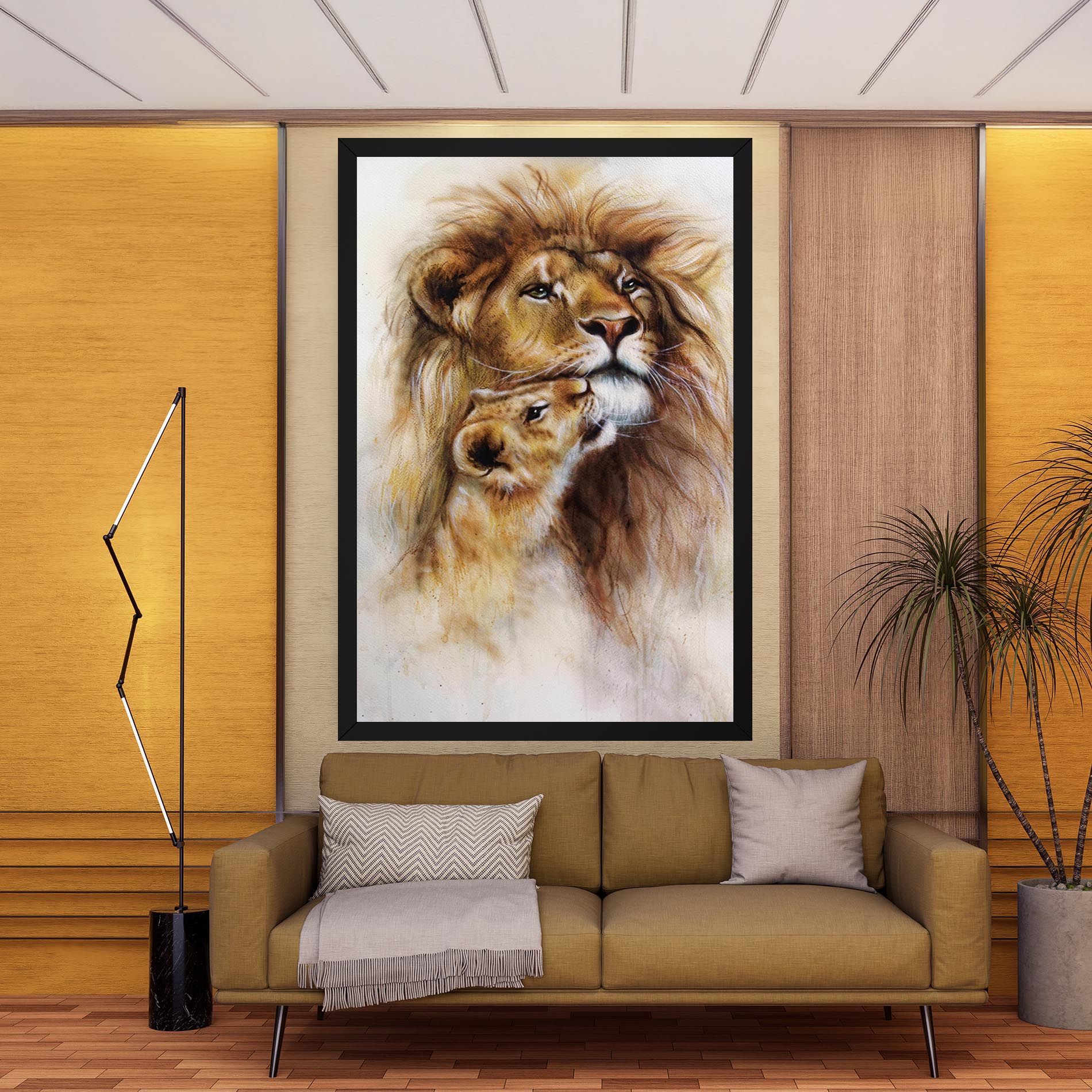 Lion Love mockup 9