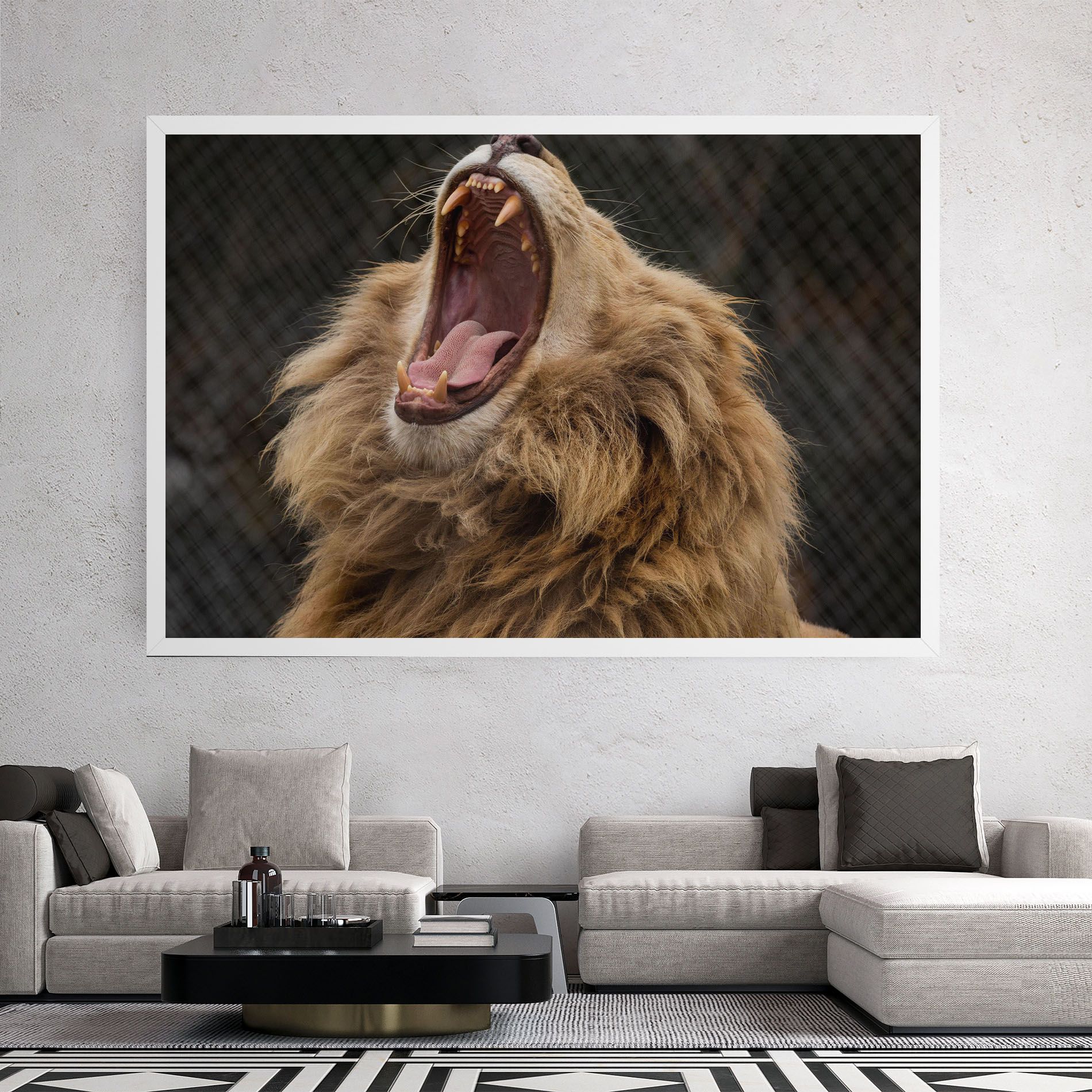 Angry Lion mockup 2