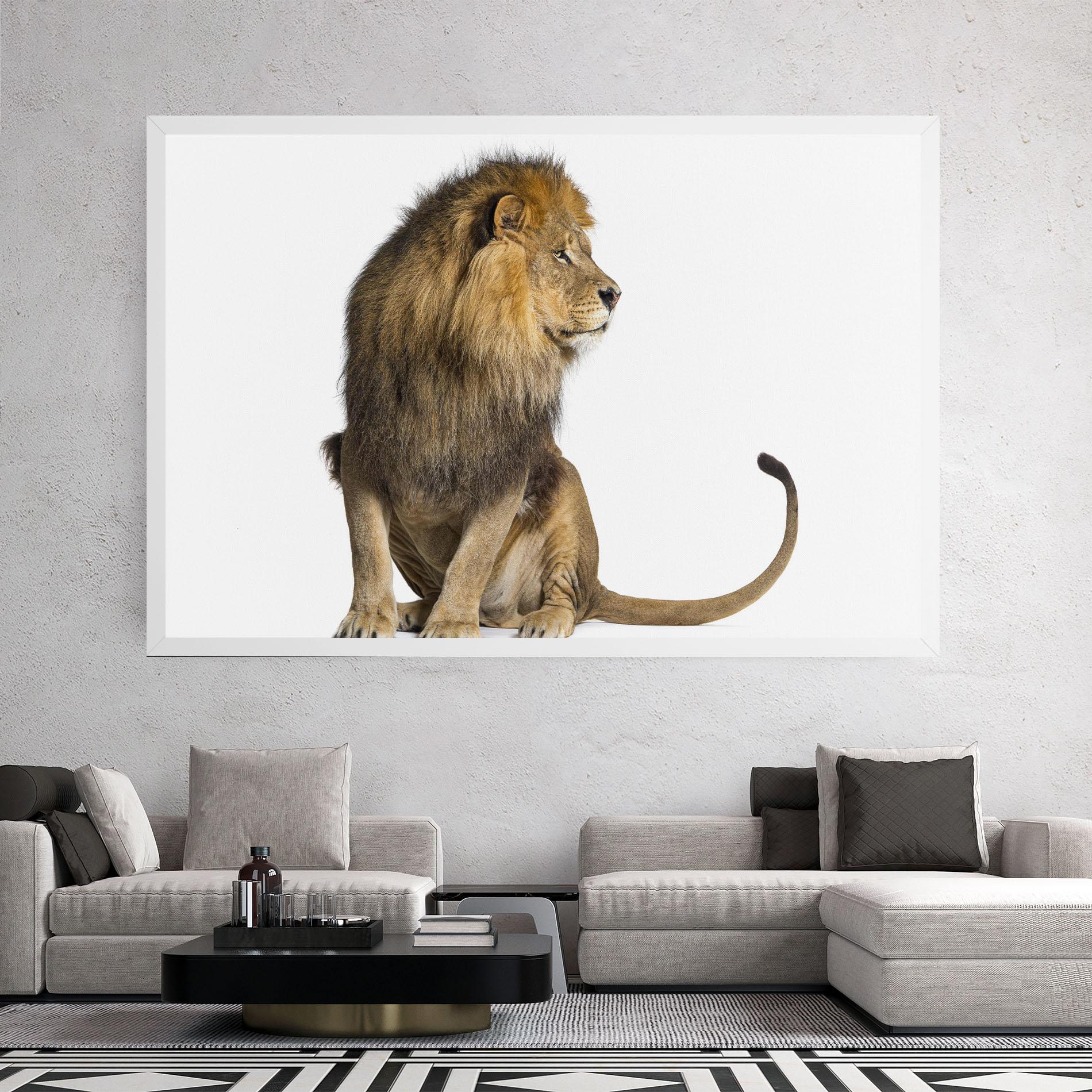 Leinwandbild Big Lion mockup 2
