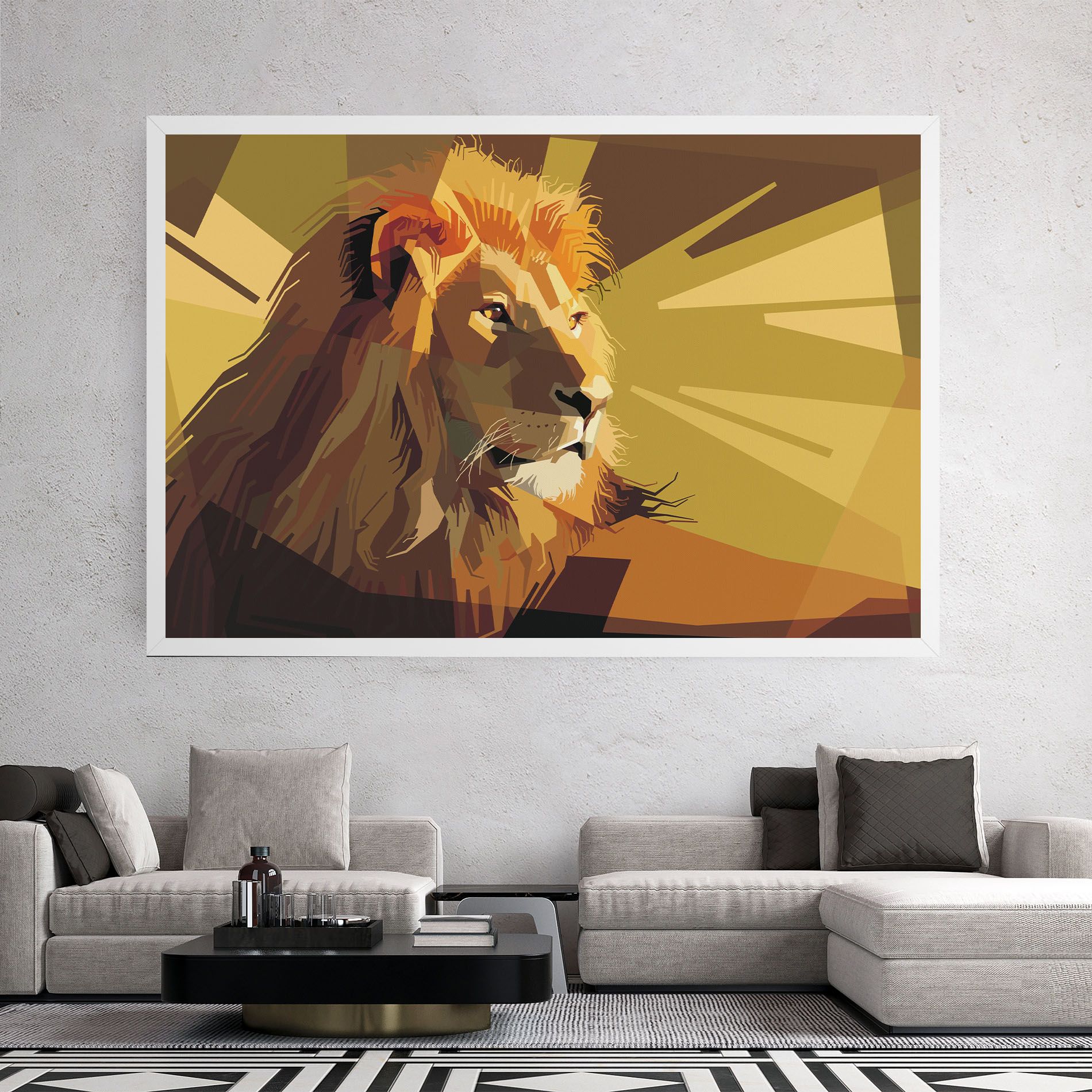 Lion Art mockup 2