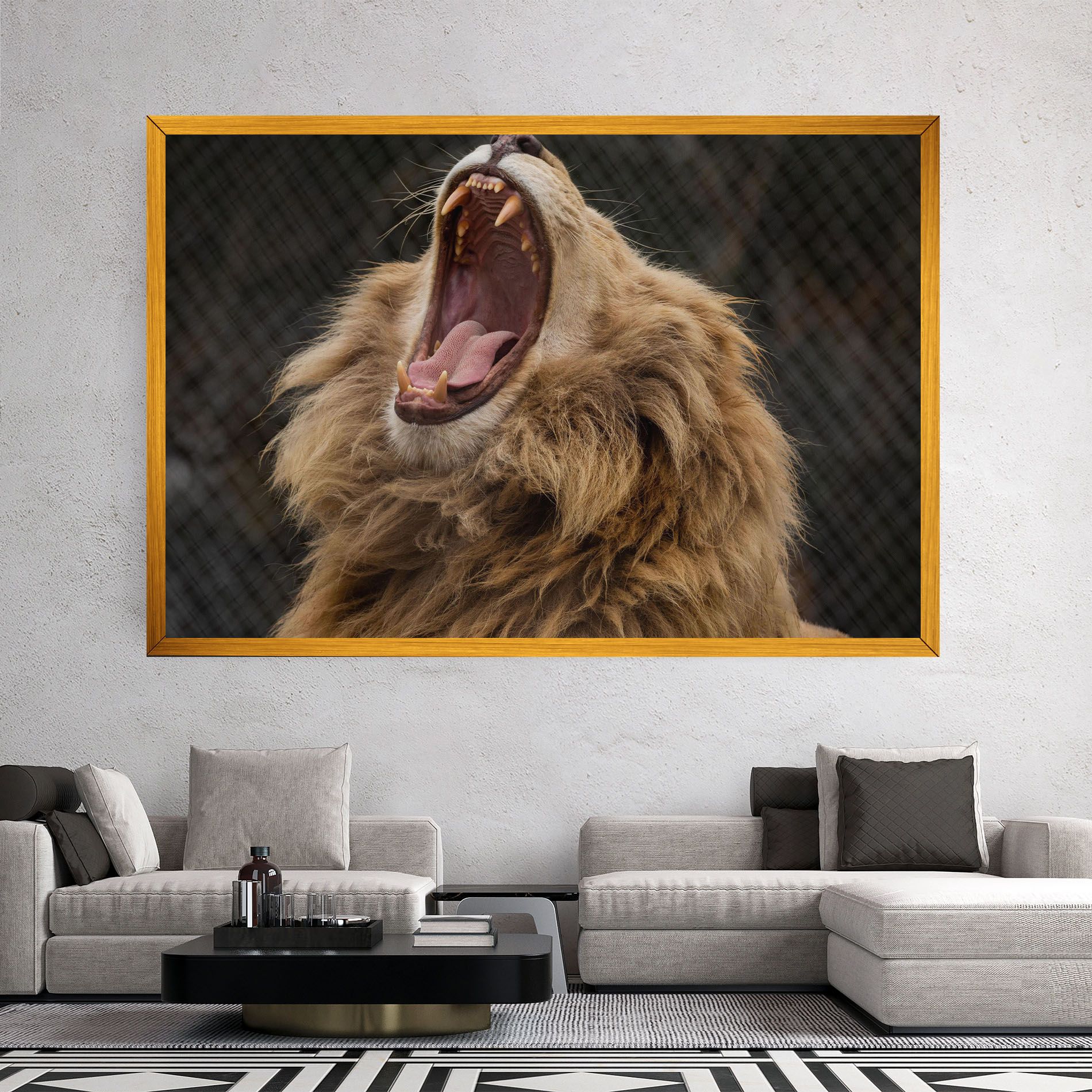 Angry Lion mockup 2