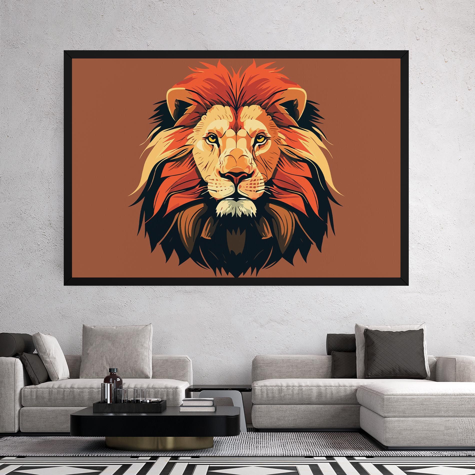 African Lion mockup 2