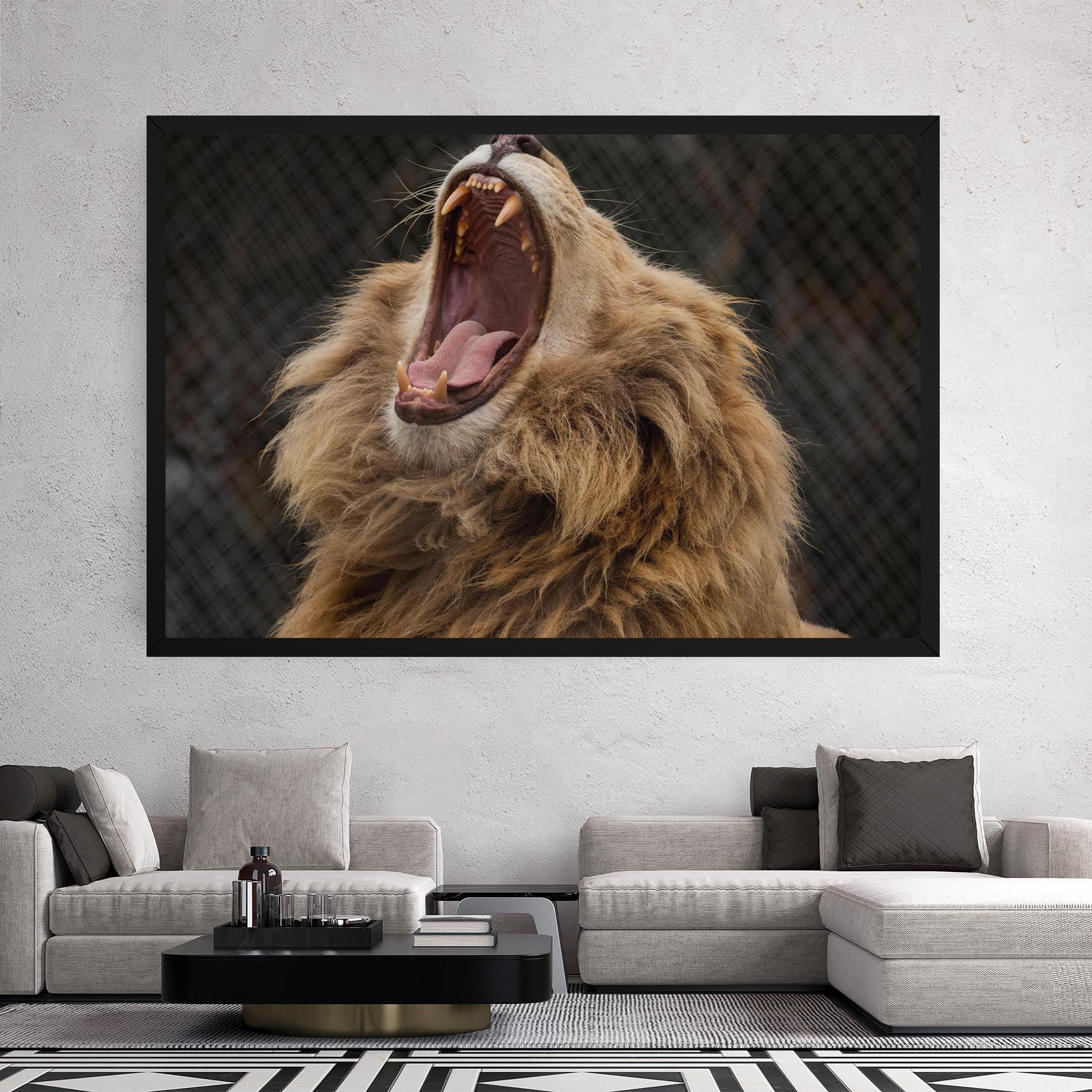 Angry Lion mockup 2