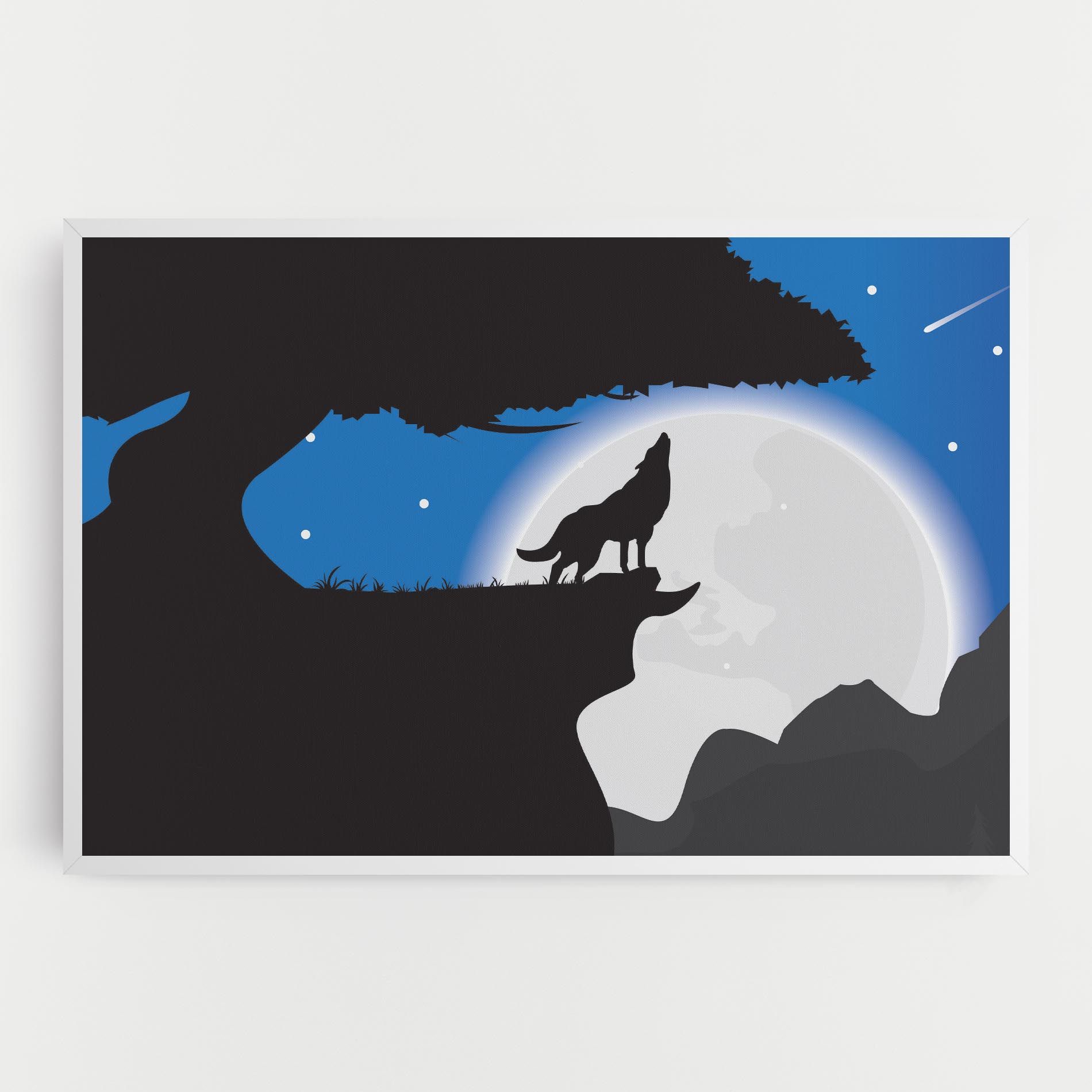 Blue Light Wolf mockup 0