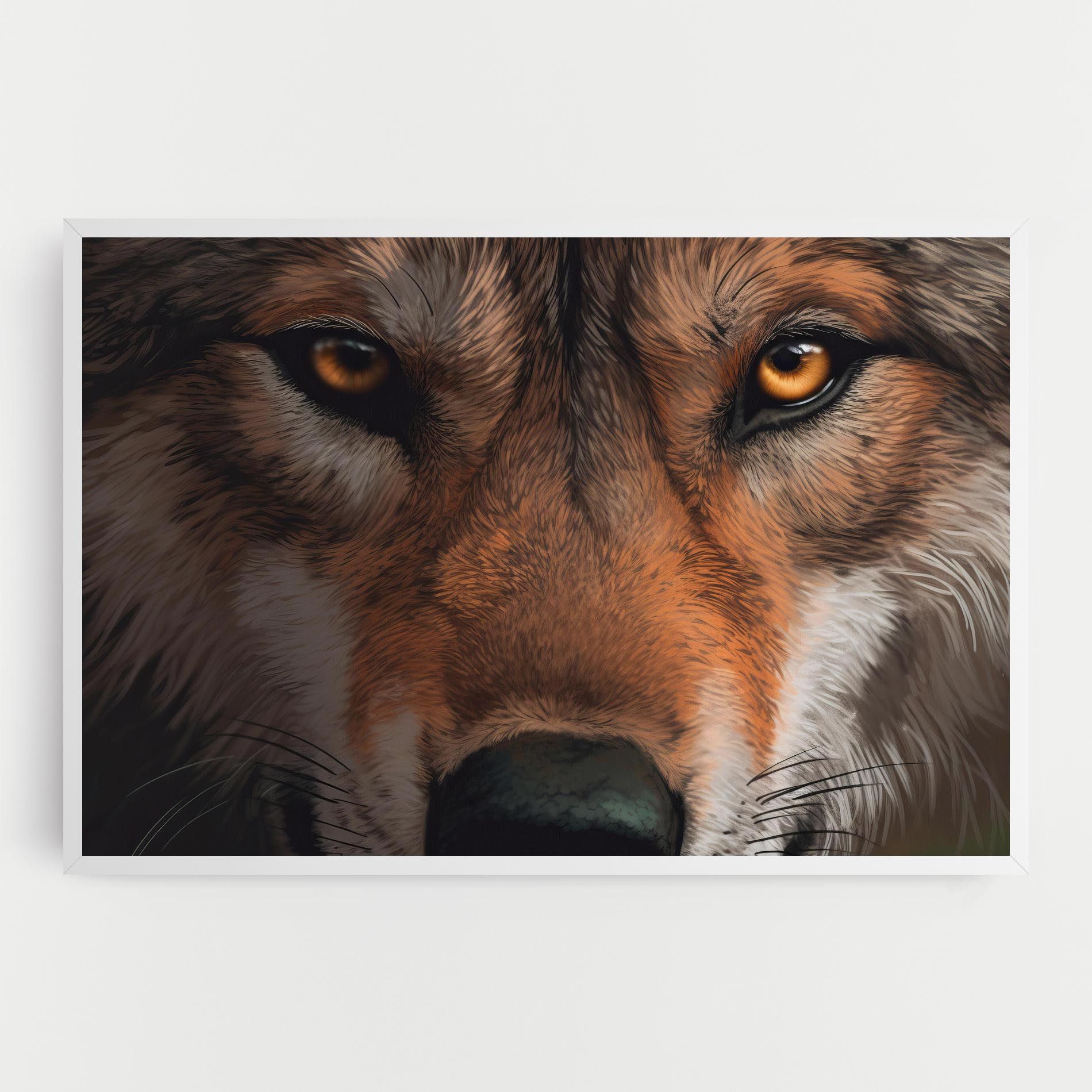 Close Up Wolf Eyes mockup 0