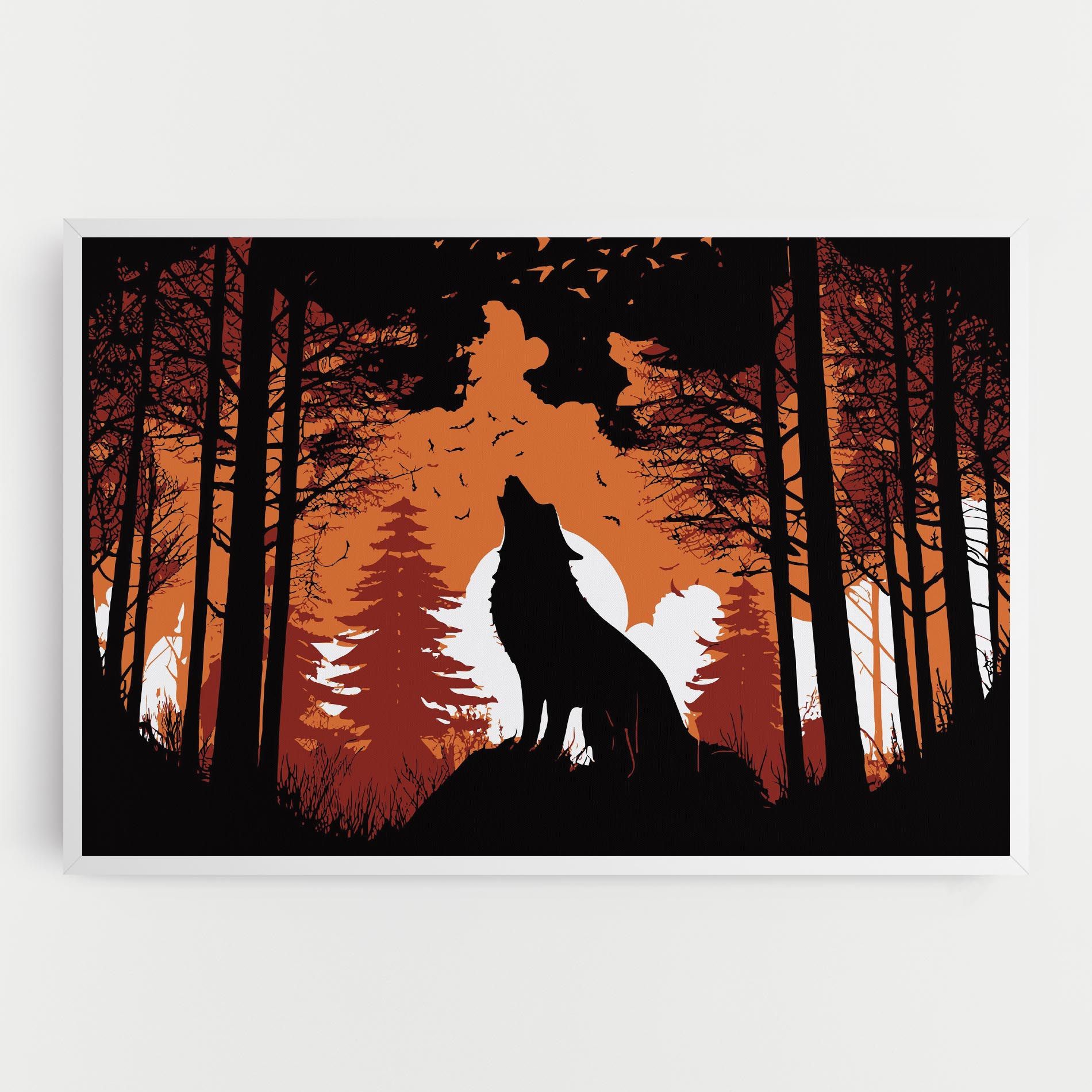 Orange Sky Wolf mockup 0