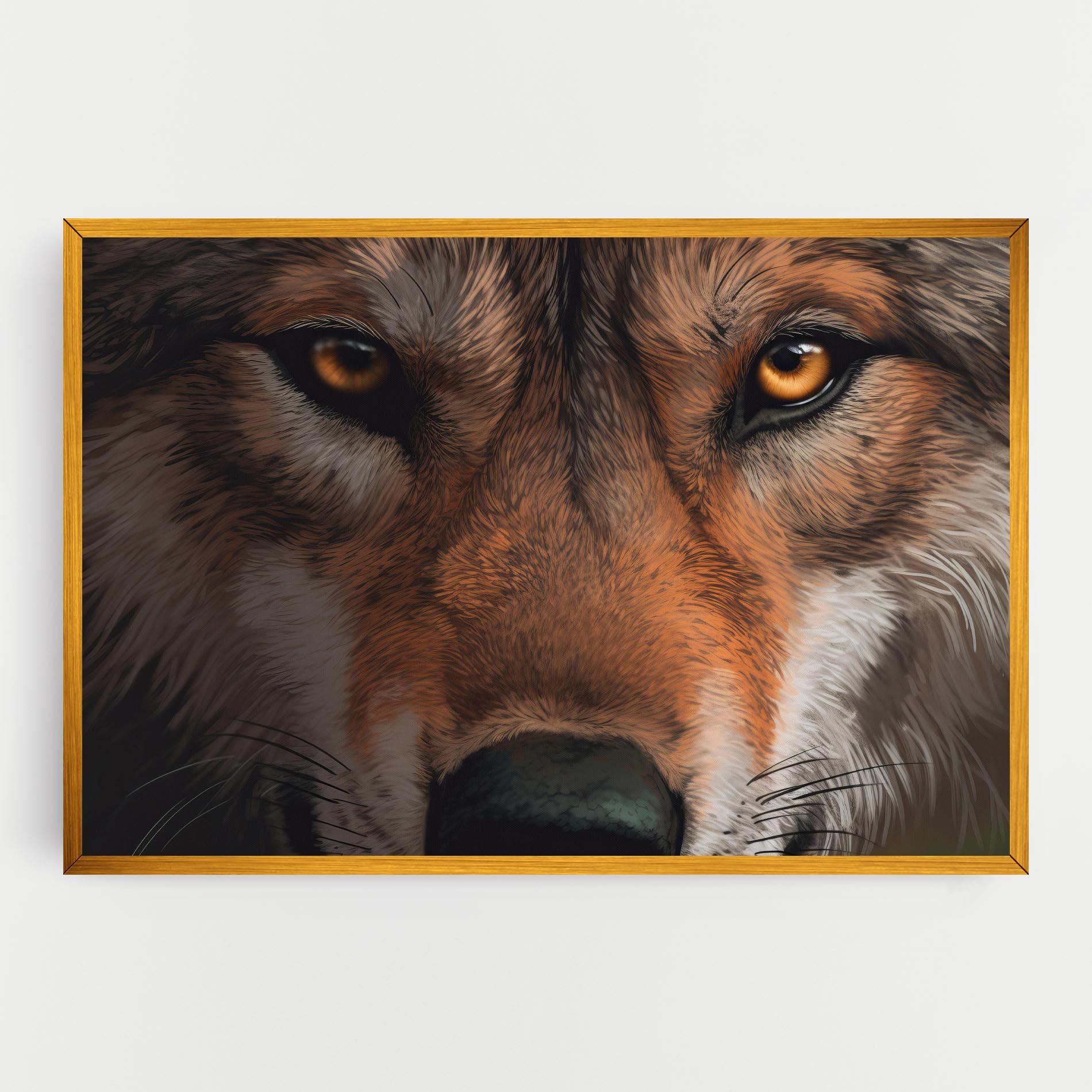 Close Up Wolf Eyes mockup 0