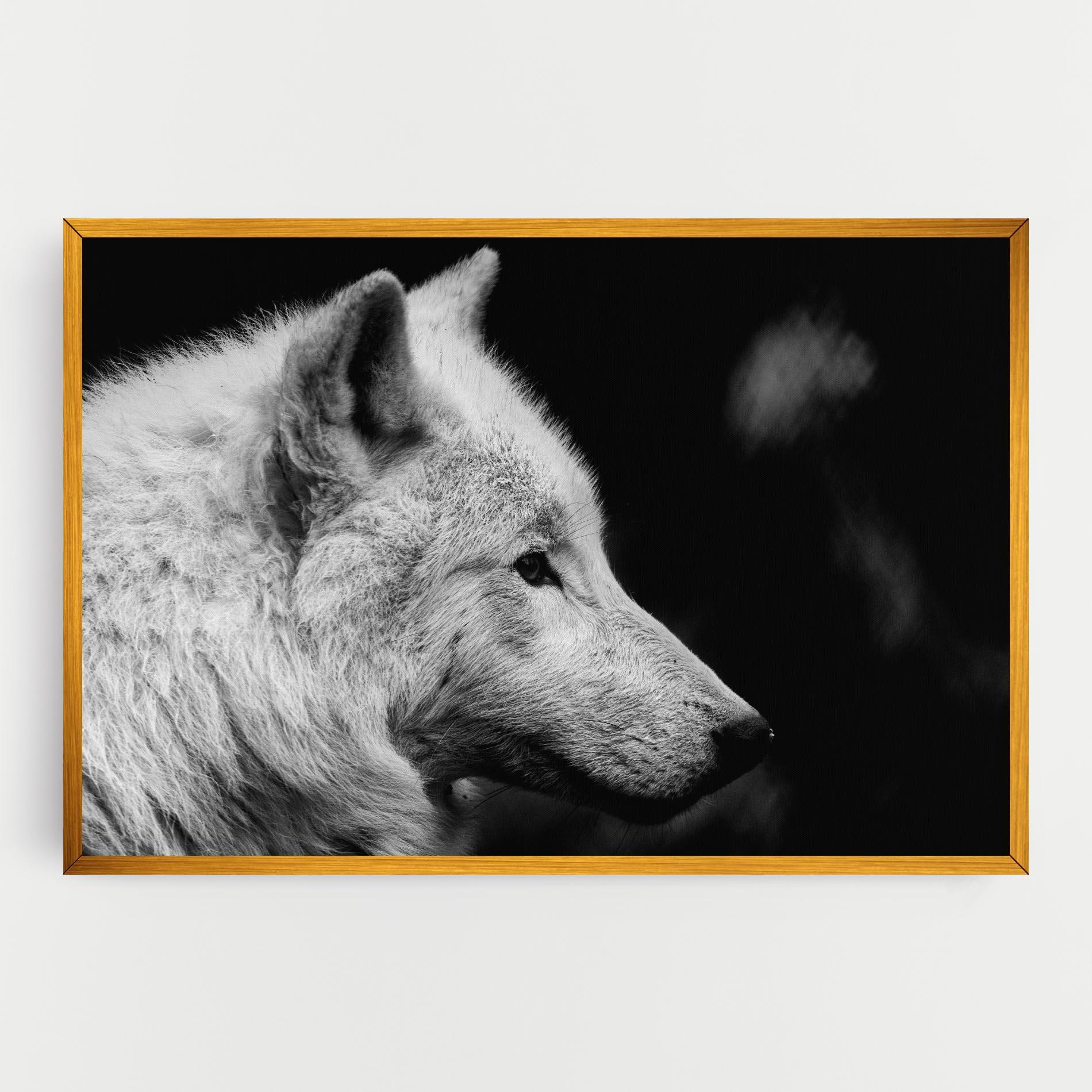 Leinwandbild Grey Wolf mockup 0
