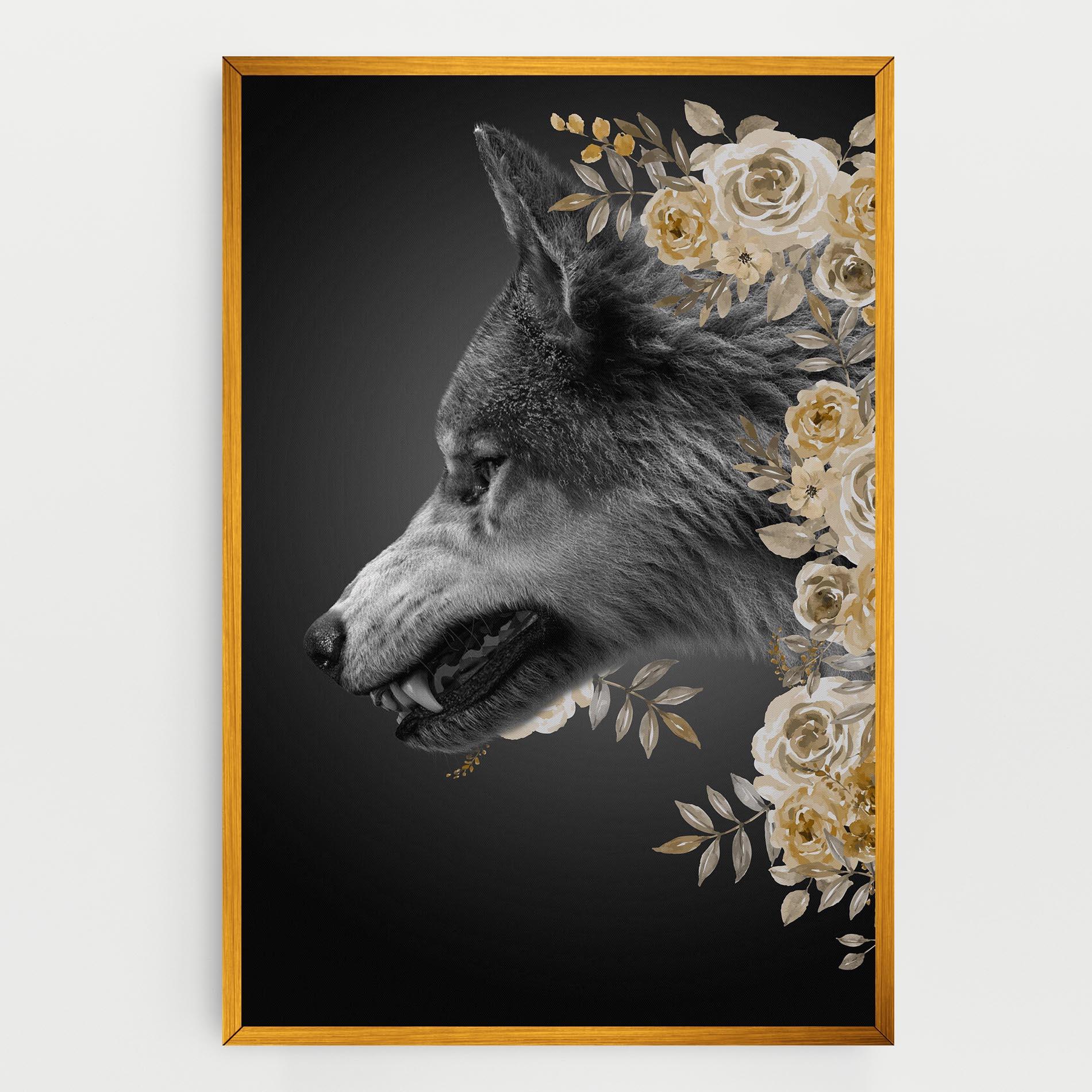 Leinwandbild The Wolf In You mockup 0