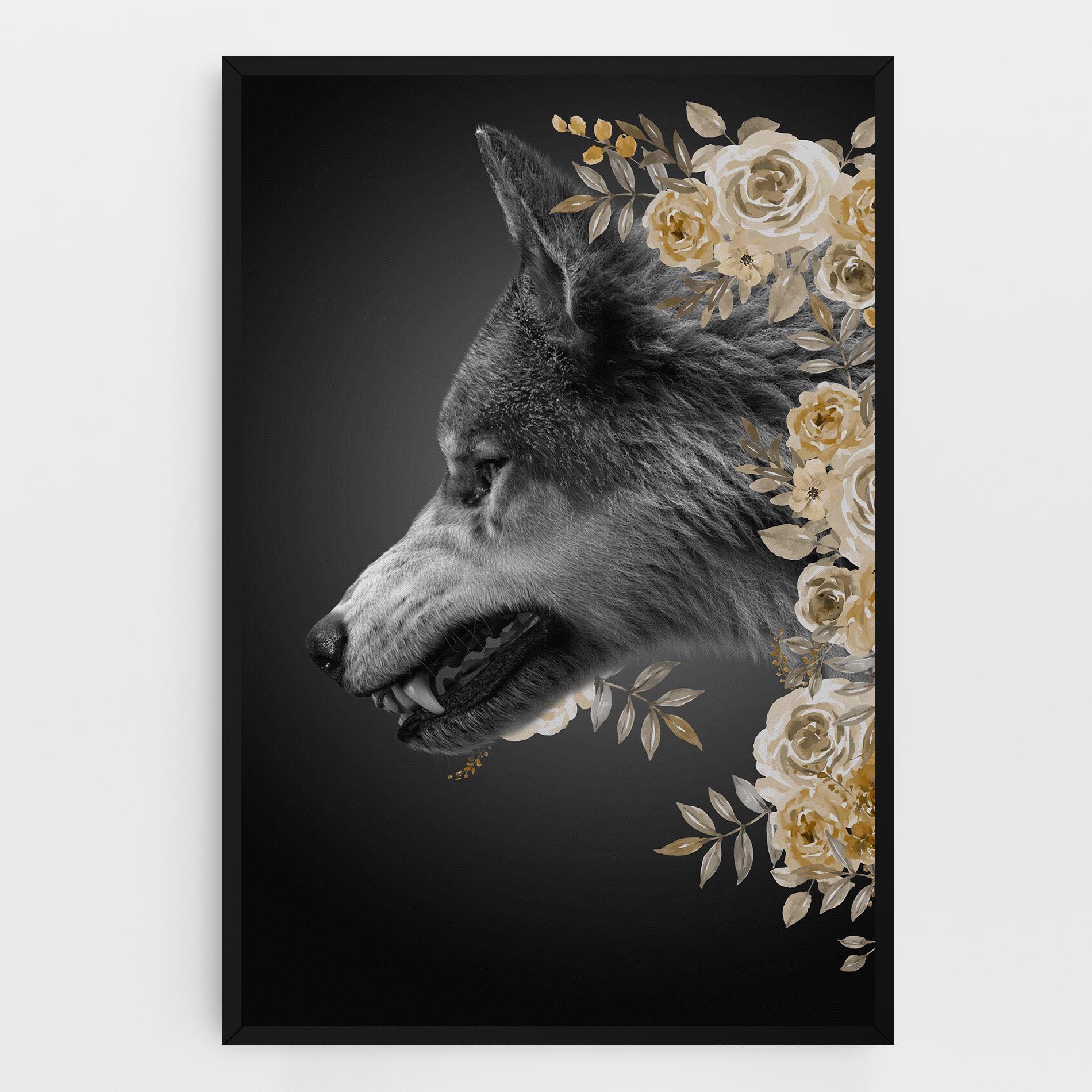 Leinwandbild The Wolf In You mockup 0