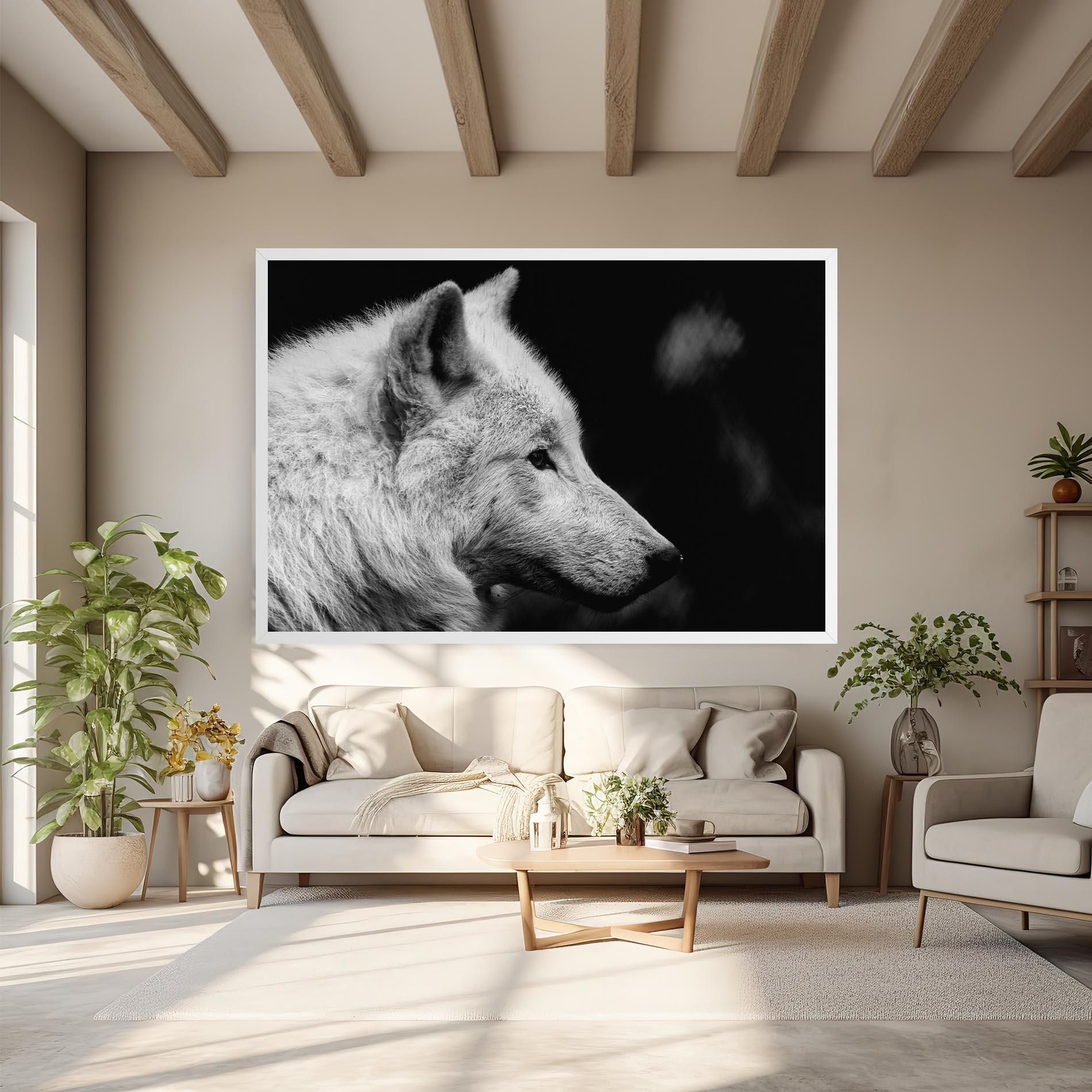 Leinwandbild Grey Wolf mockup 6