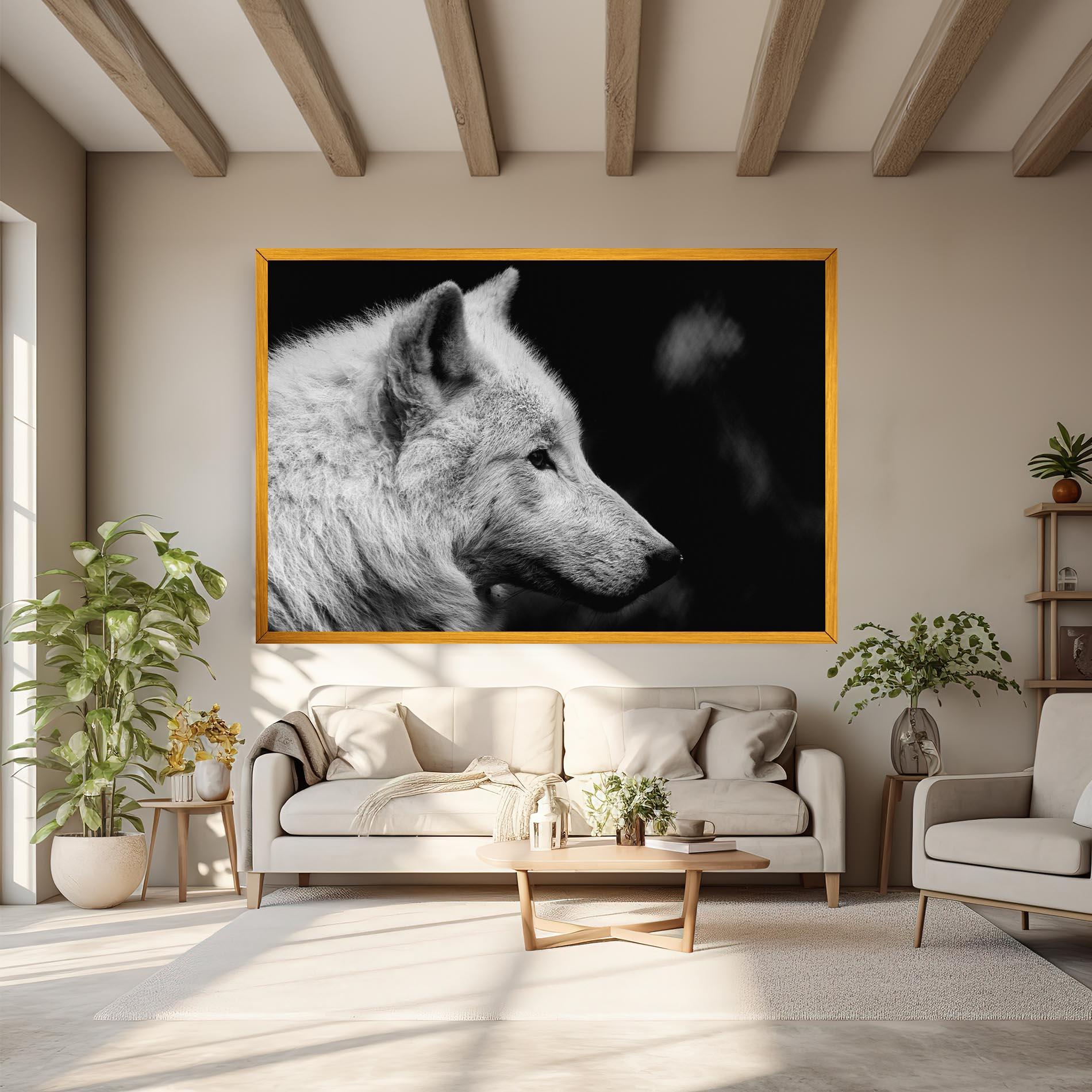 Leinwandbild Grey Wolf mockup 6