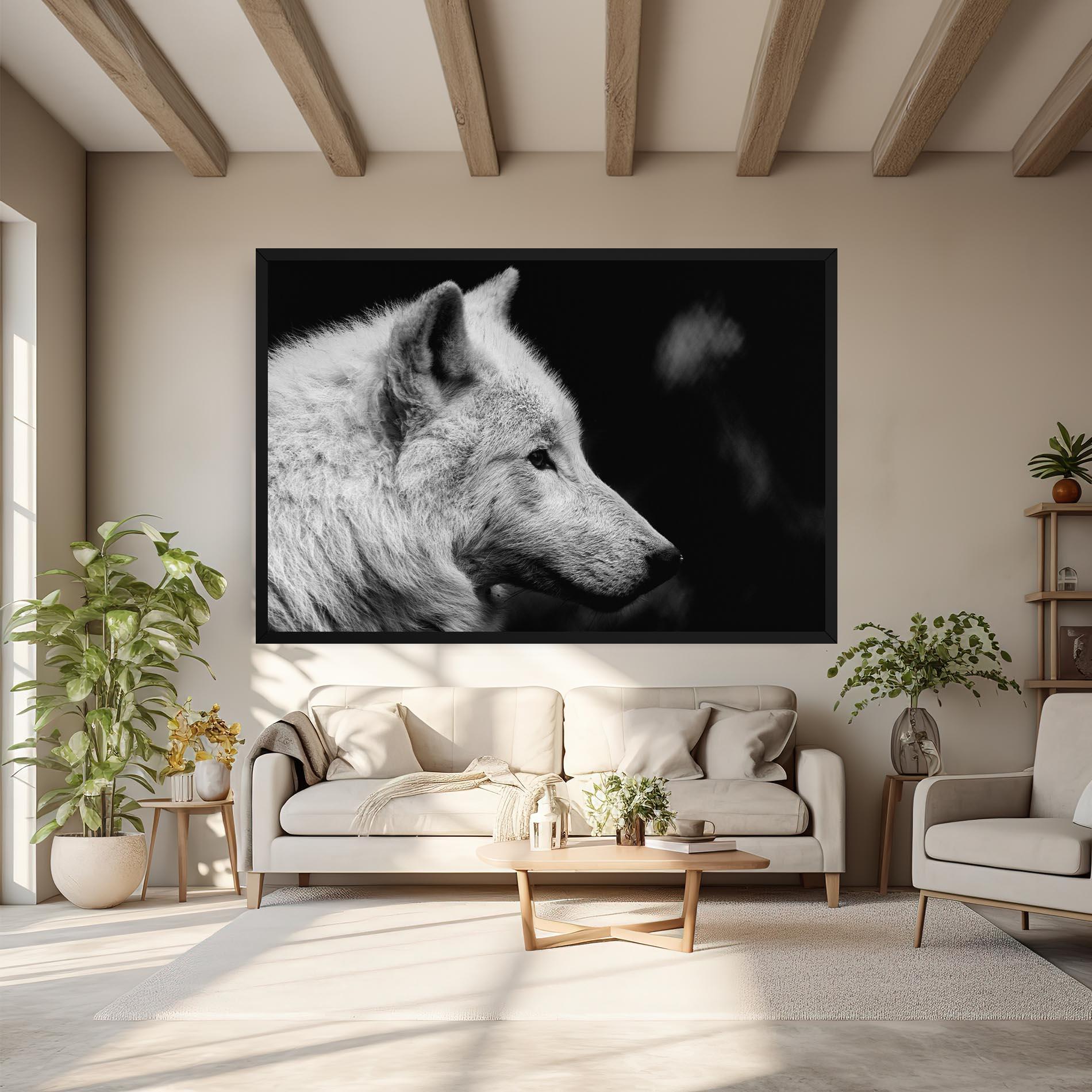 Leinwandbild Grey Wolf mockup 6