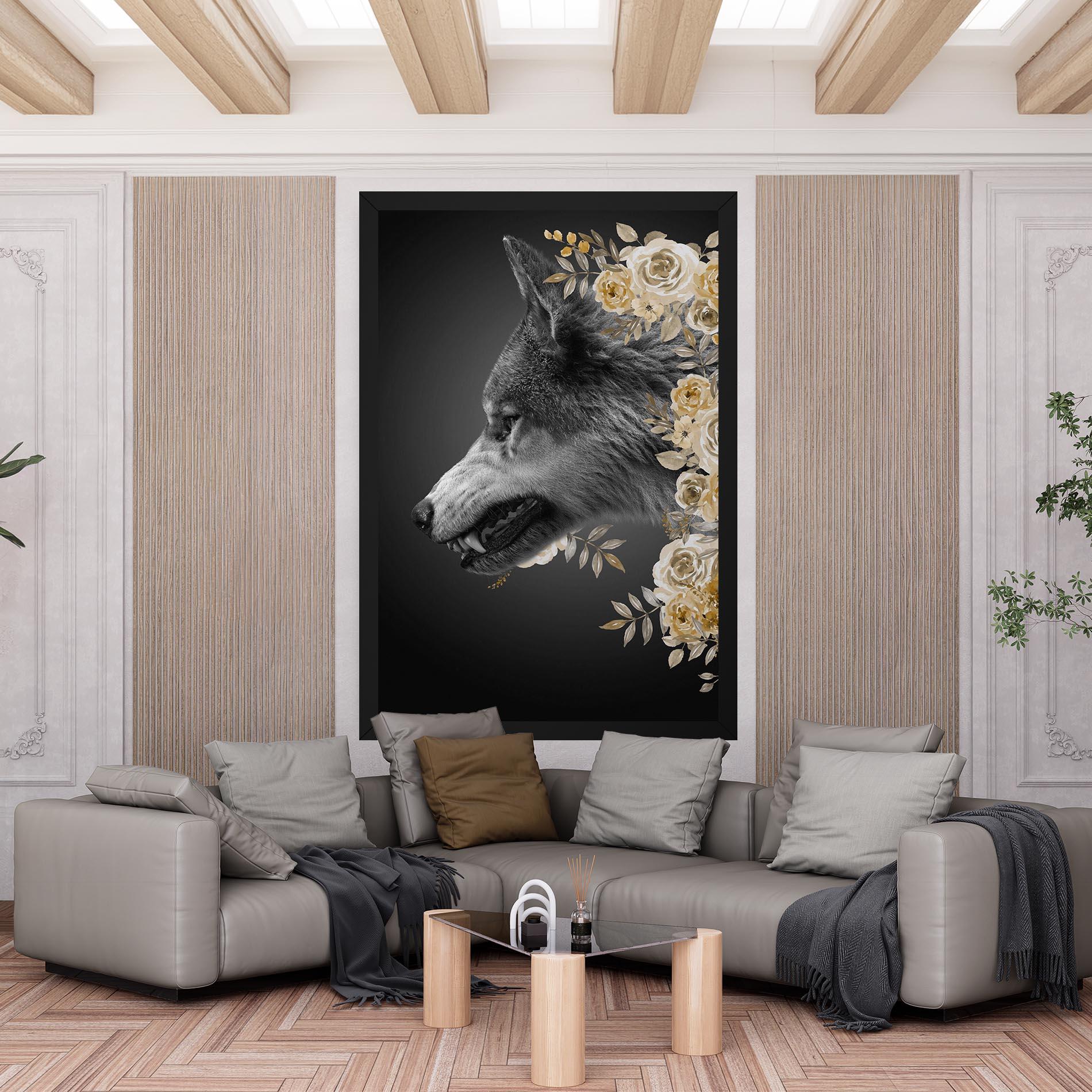 Leinwandbild The Wolf In You mockup 6