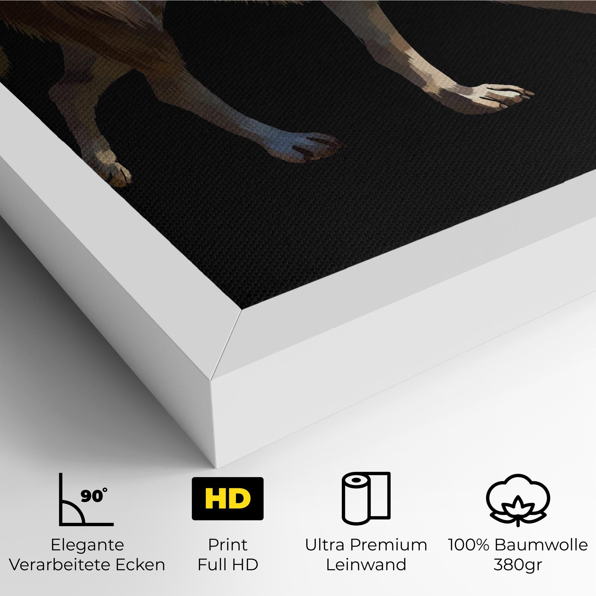 3d Wolf mockup 4