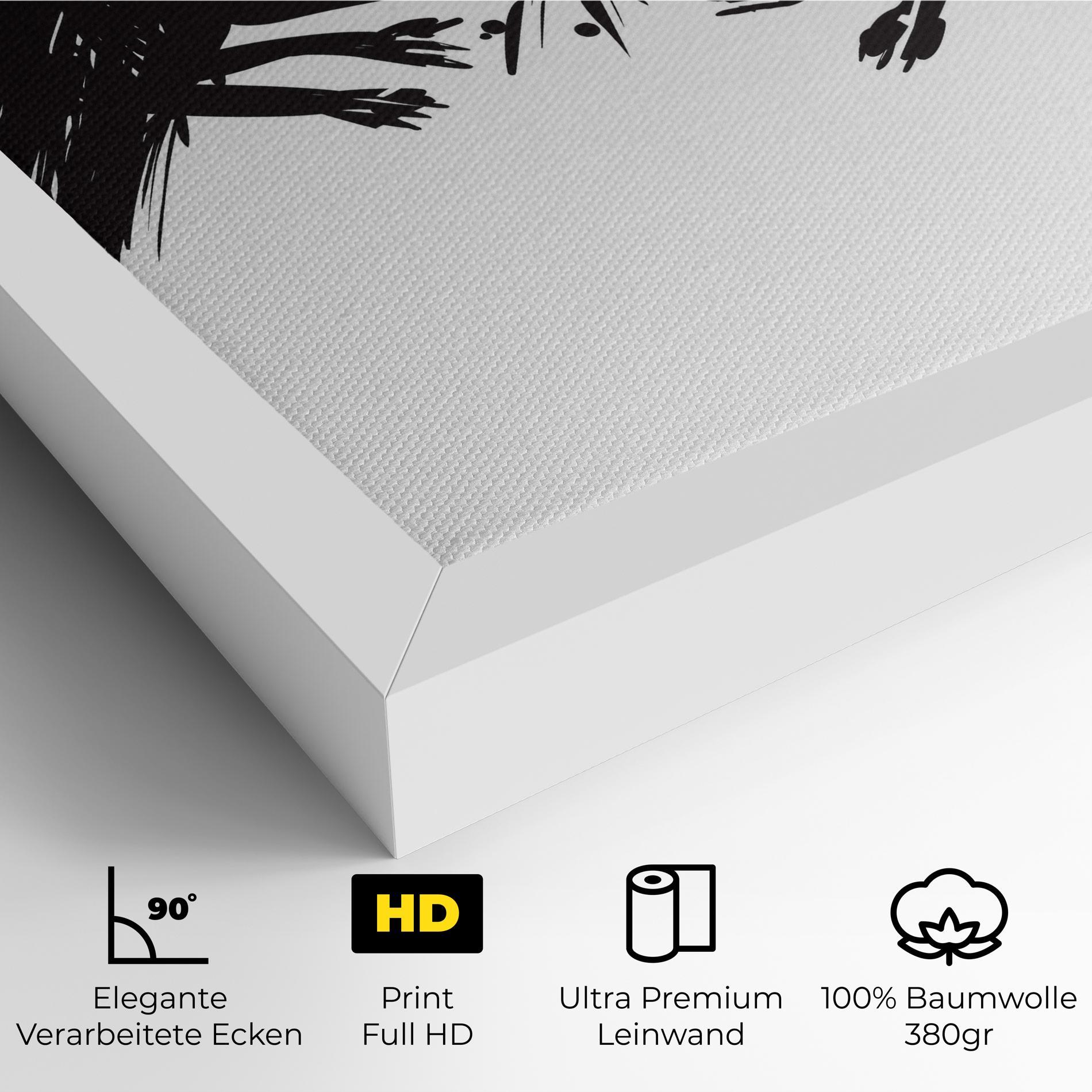 Leinwandbild Black Wolves mockup 4