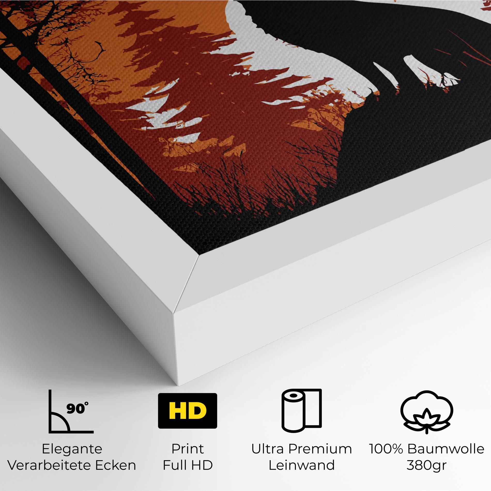 Orange Sky Wolf mockup 4