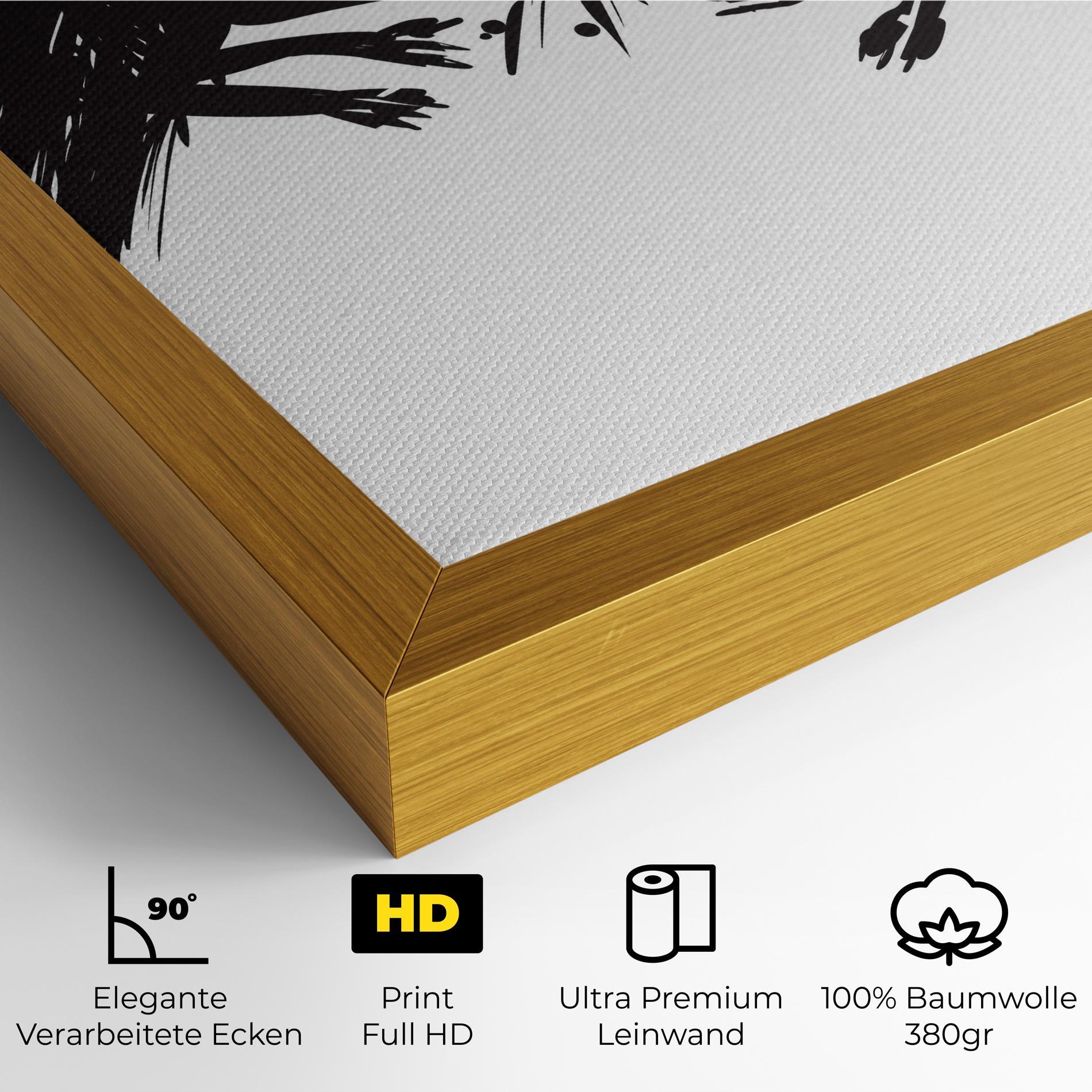 Leinwandbild Black Wolves mockup 4