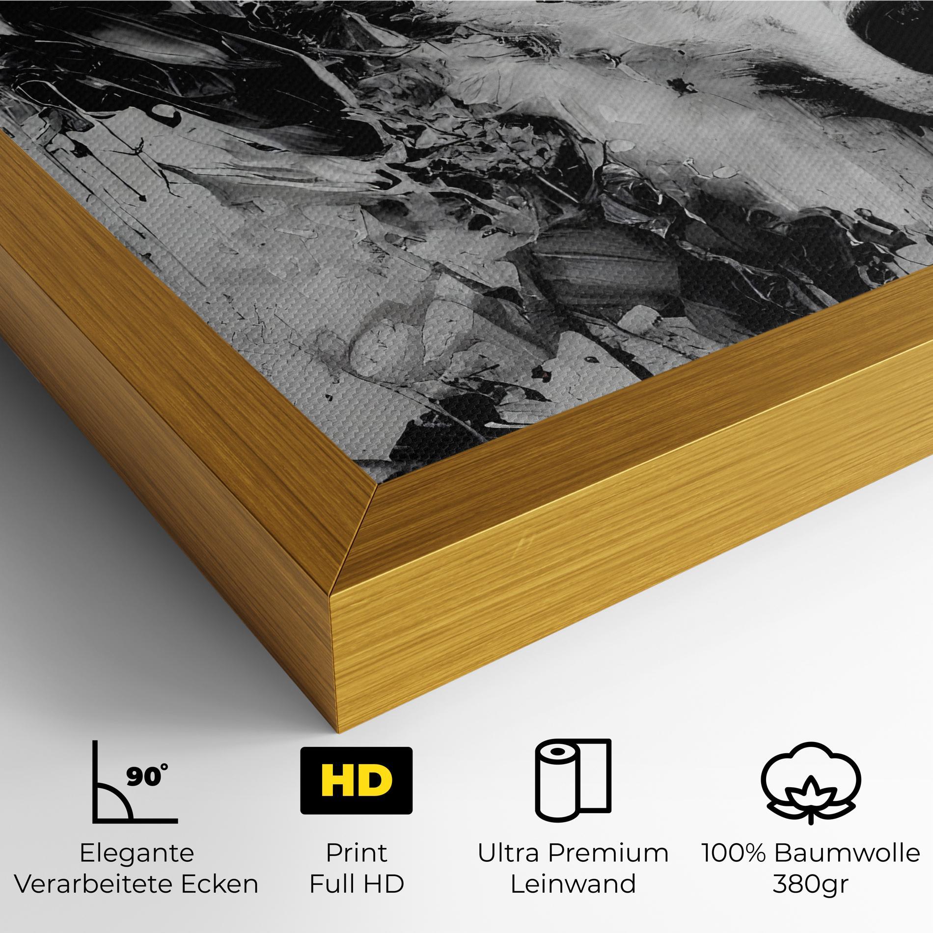 Leinwandbild Grey Wolf Portrait mockup 4