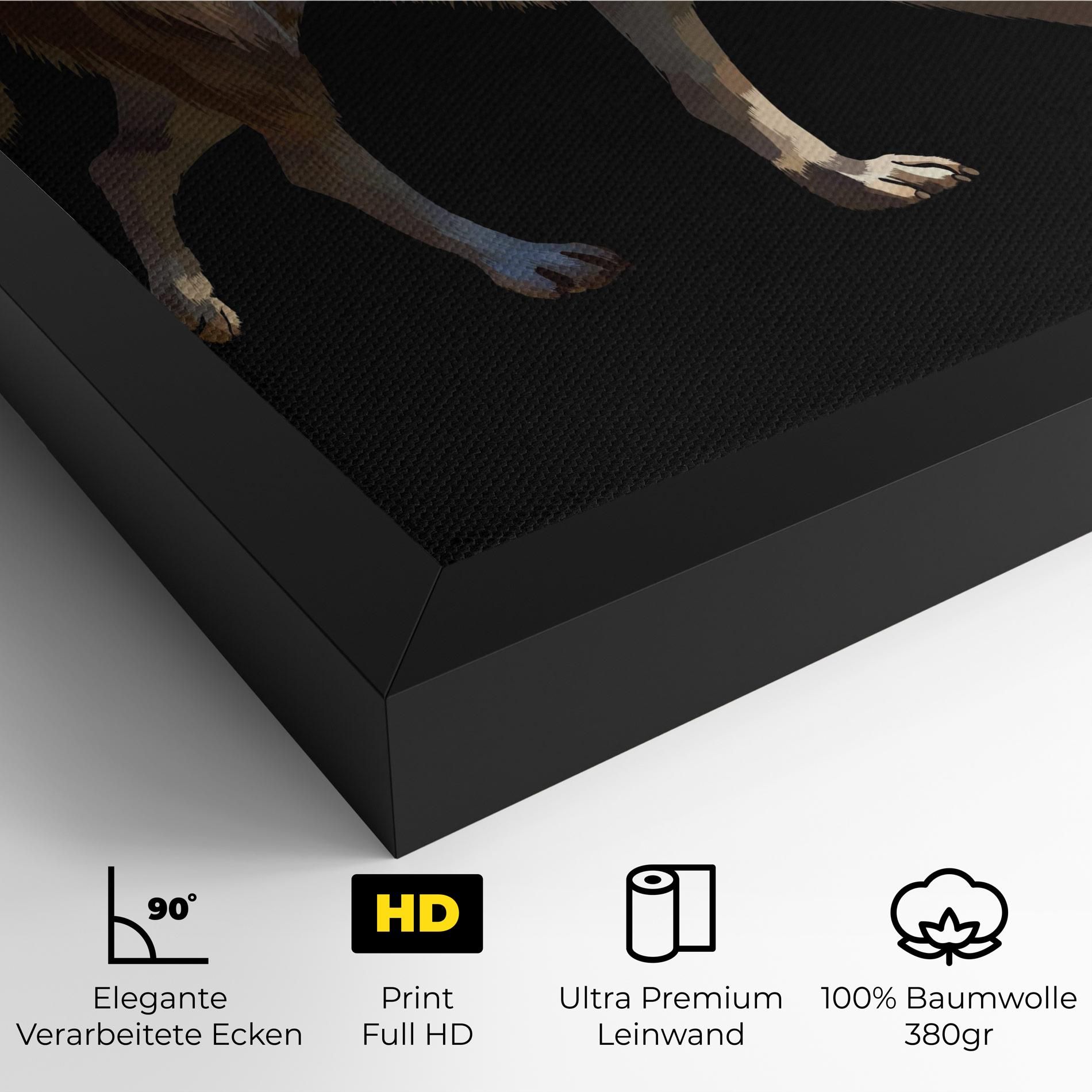 3d Wolf mockup 4