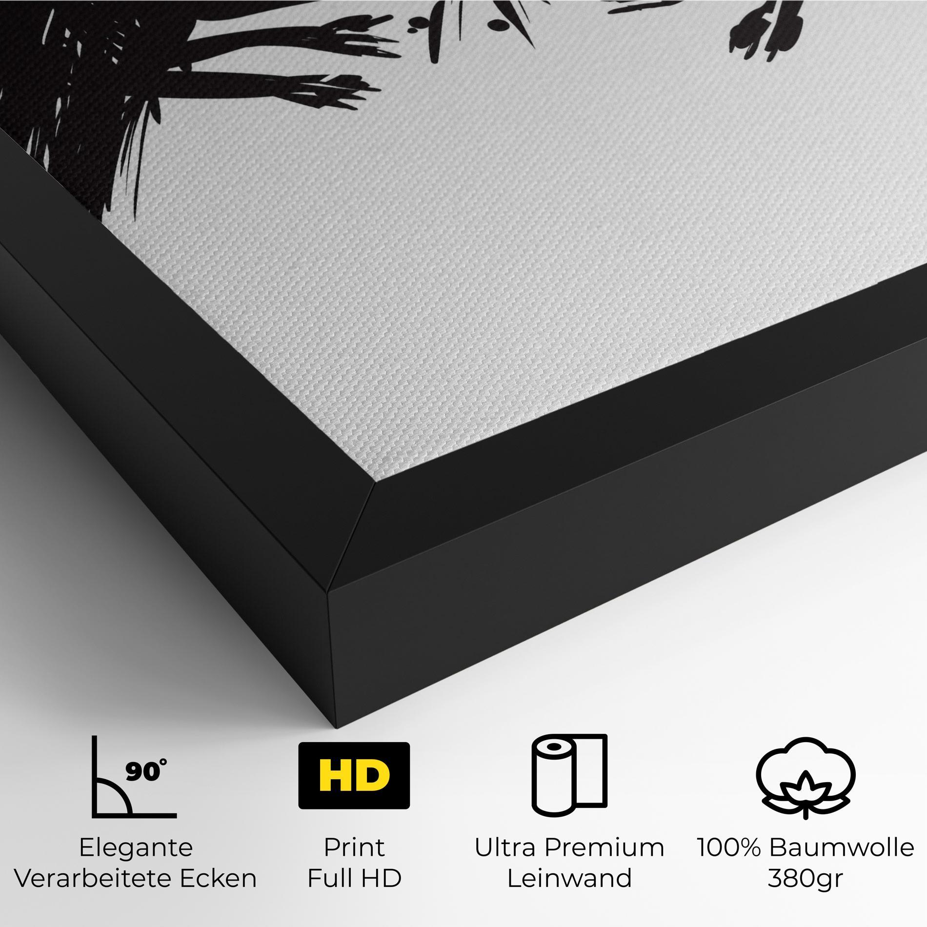 Leinwandbild Black Wolves mockup 4