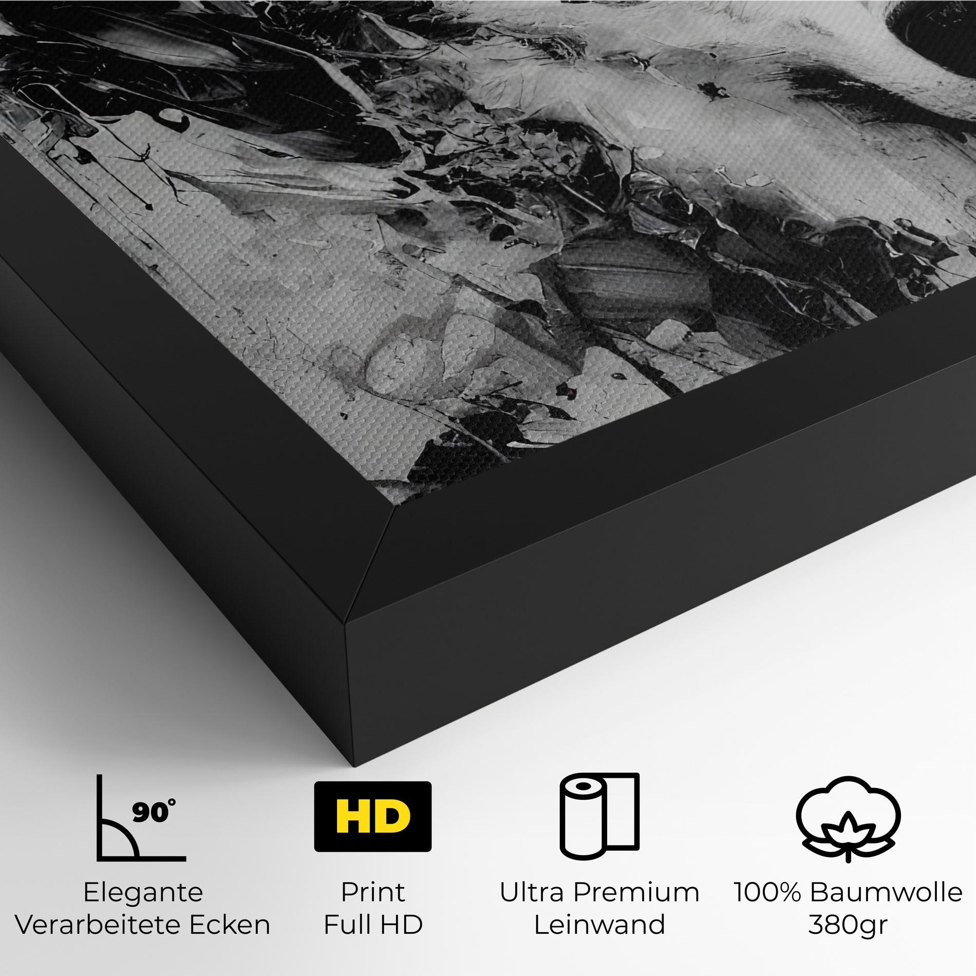 Leinwandbild Grey Wolf Portrait mockup 4