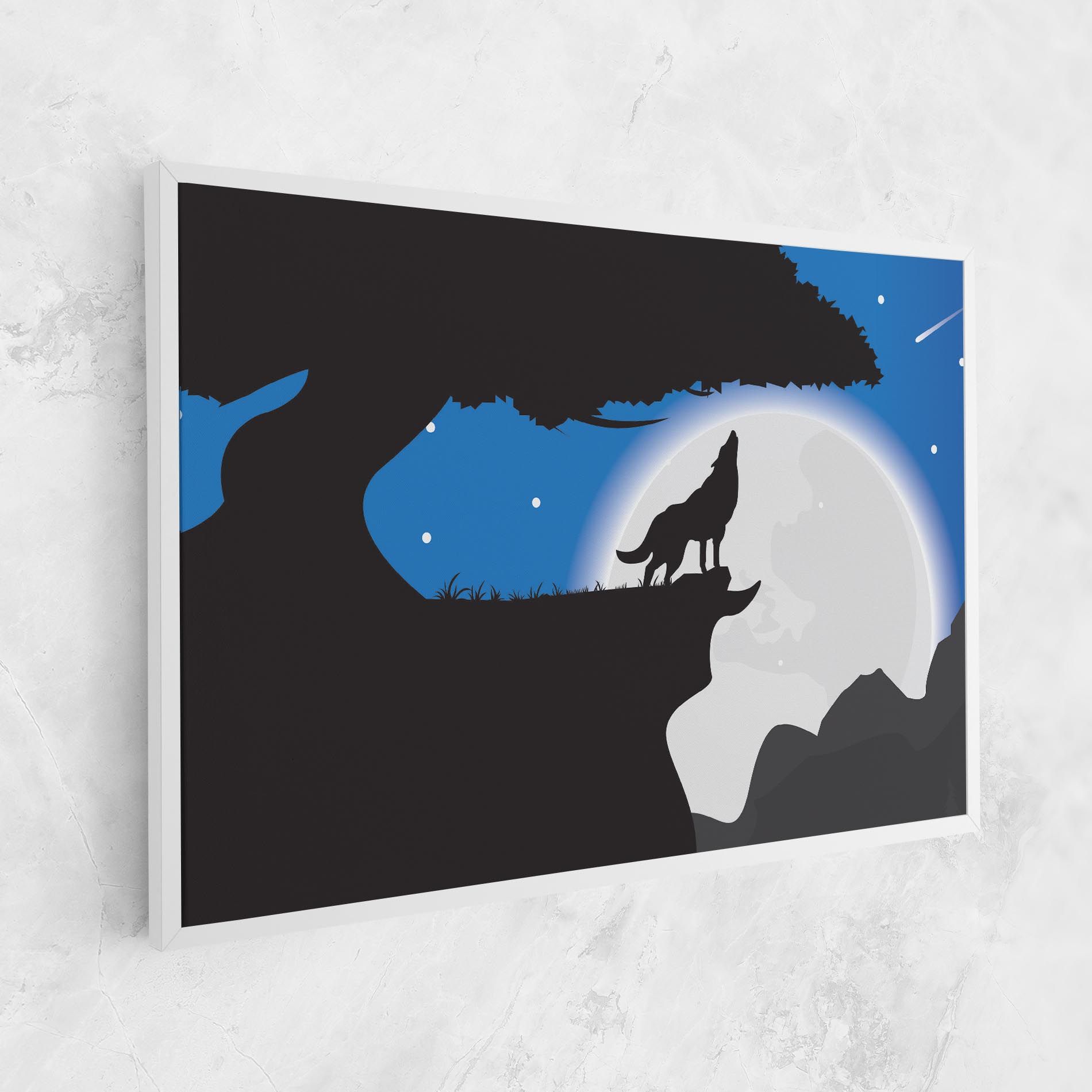 Blue Light Wolf mockup 1