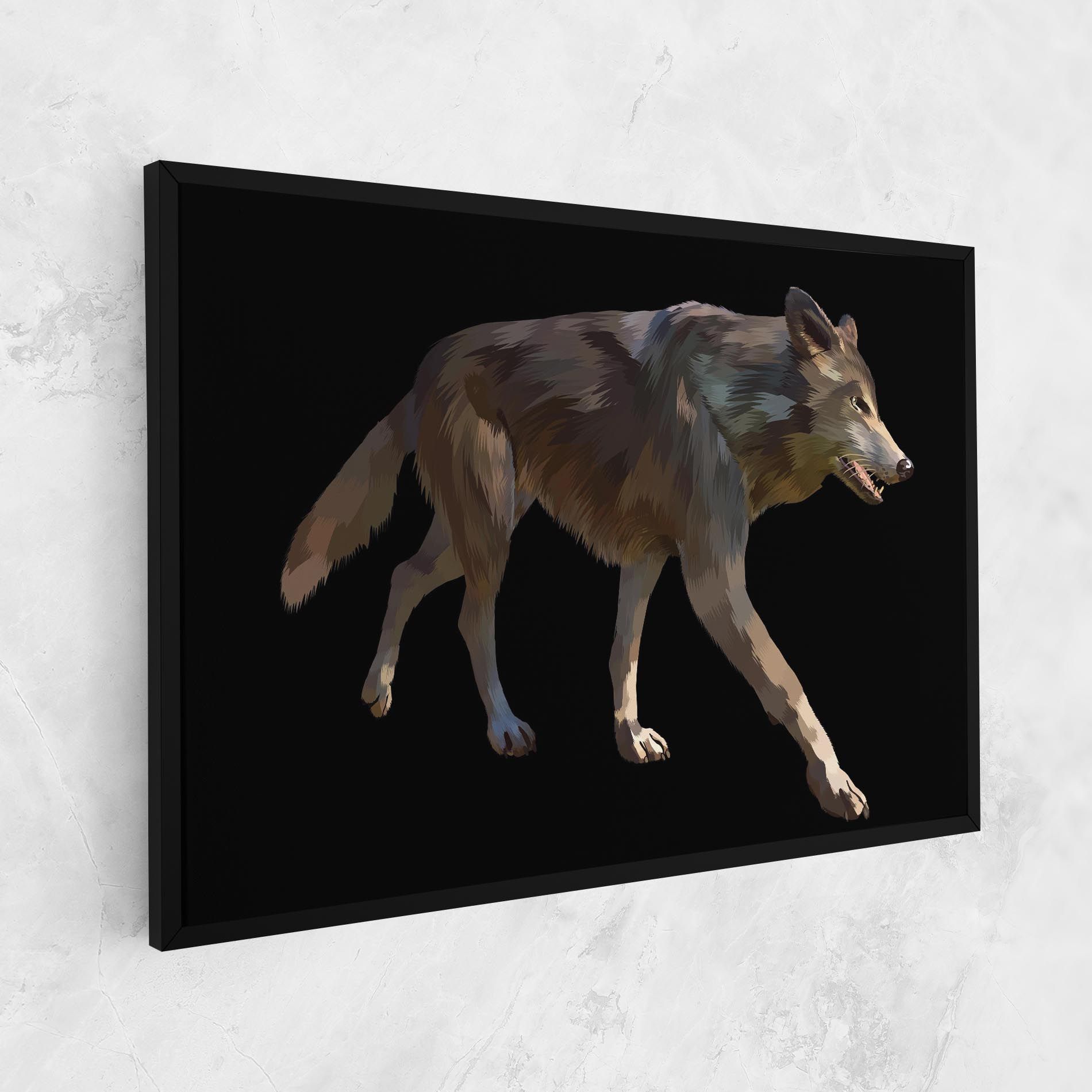 3d Wolf mockup 1